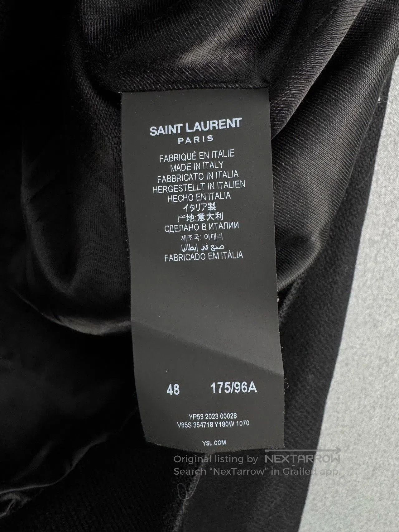 Saint Laurent Paris Saint Laurent Paris Varsity Jacket. Size US M / EU 48-50 / 2 - 4 Thumbnail