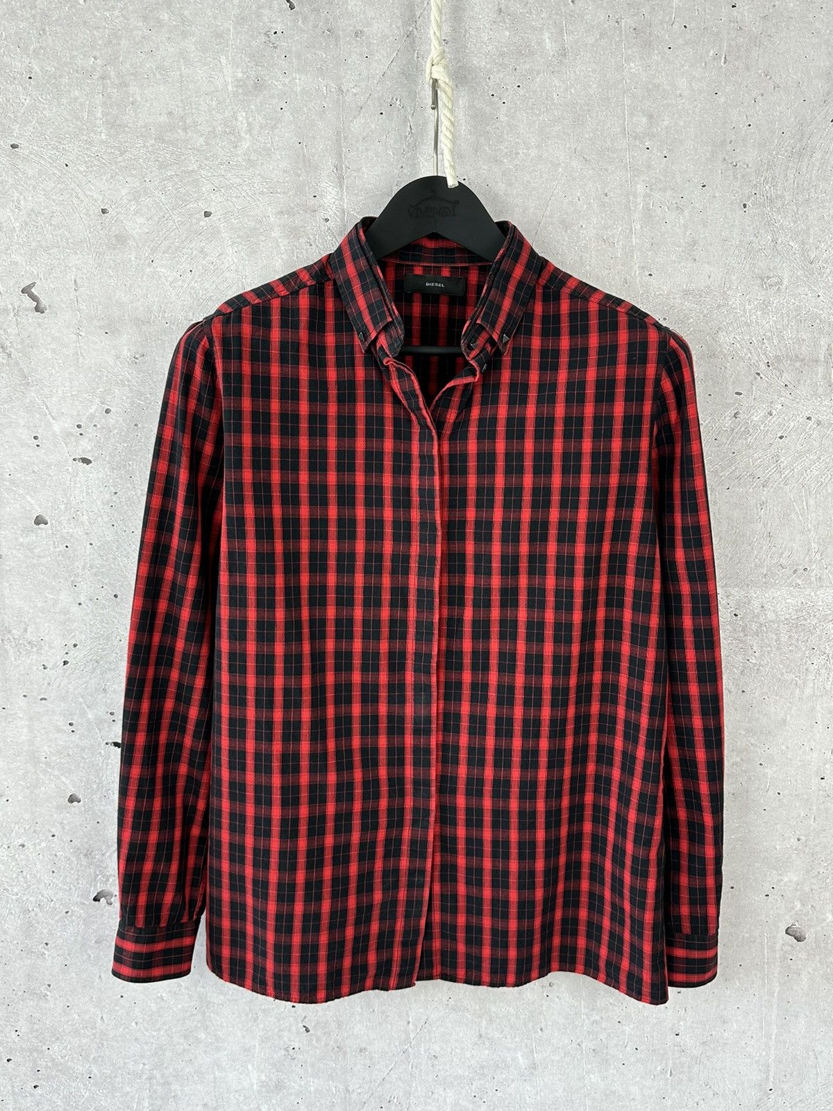Diesel Diesel Vintage Cotton Buttons Spikes Long Sleeve Shirt Size US M / EU 48-50 / 2 - 1 Thumbnail