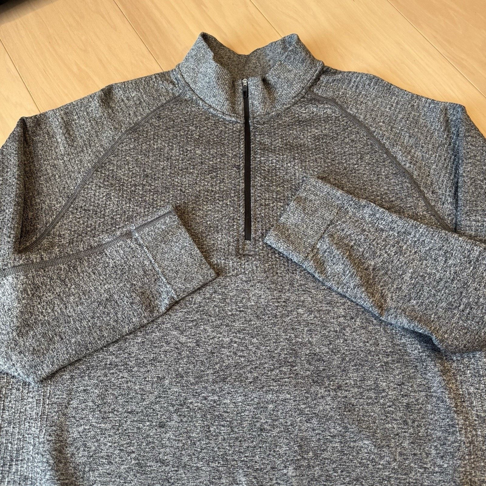 Lululemon Lululemon Engineered Warmth 1/4 Zip Pullover Large Gray Size US L / EU 52-54 / 3 - 4 Thumbnail