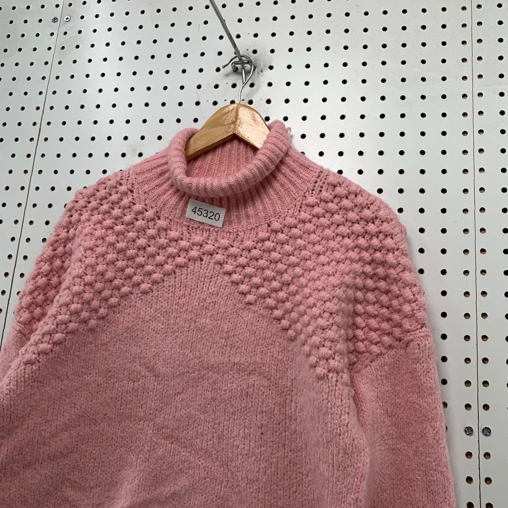 Free People Free People Sweater Womens XS Bradley Textured Turtleneck Pink Warm Cozy Soft Shirt? Size XS / US 0-2 / IT 36-38 - 5 Thumbnail