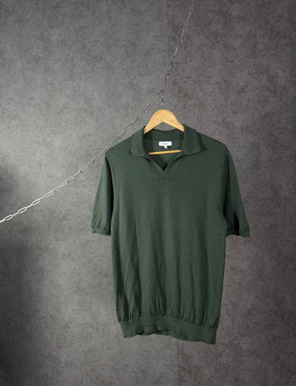 Reiss Reiss designer merino wool polo tee Size US L / EU 52-54 / 3 - 1 Thumbnail