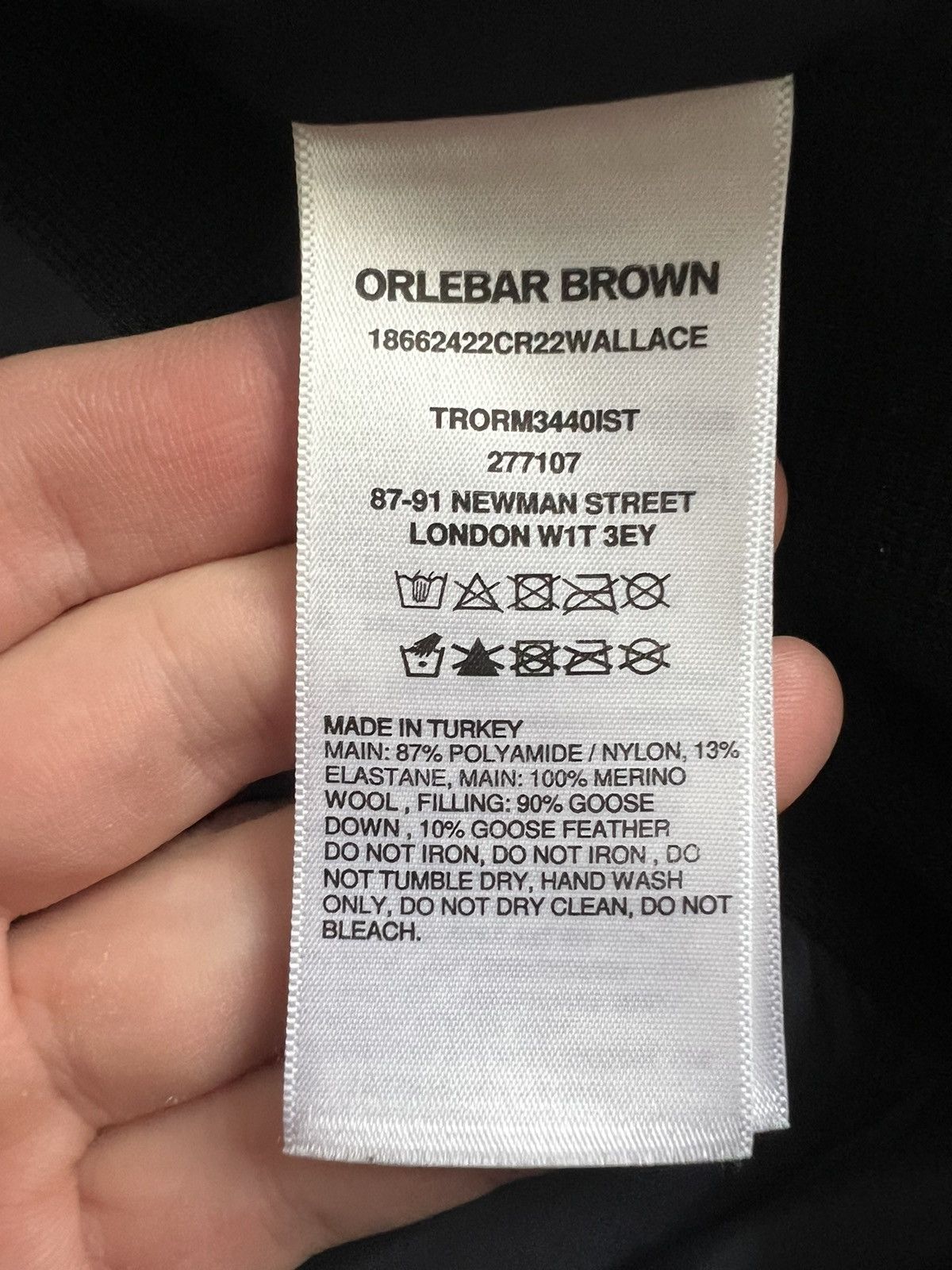 Orlebar Brown Wallace Merino Wool Down Jacket Size US XL / EU 56 / 4 - 5 Thumbnail