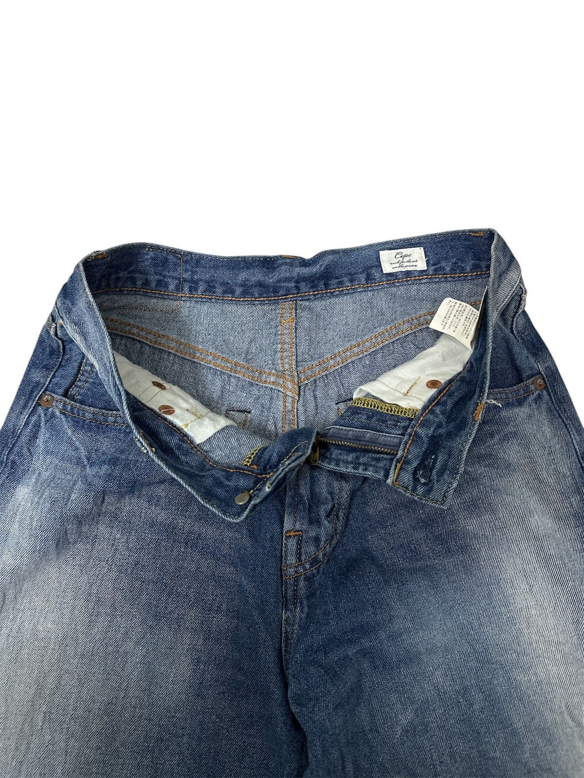 Rick Owens 2000s Cepo Craft Baggy Flare Jeans Y2K Jnco Goa Lgb Style Size US 28 / EU 44 - 3 Thumbnail