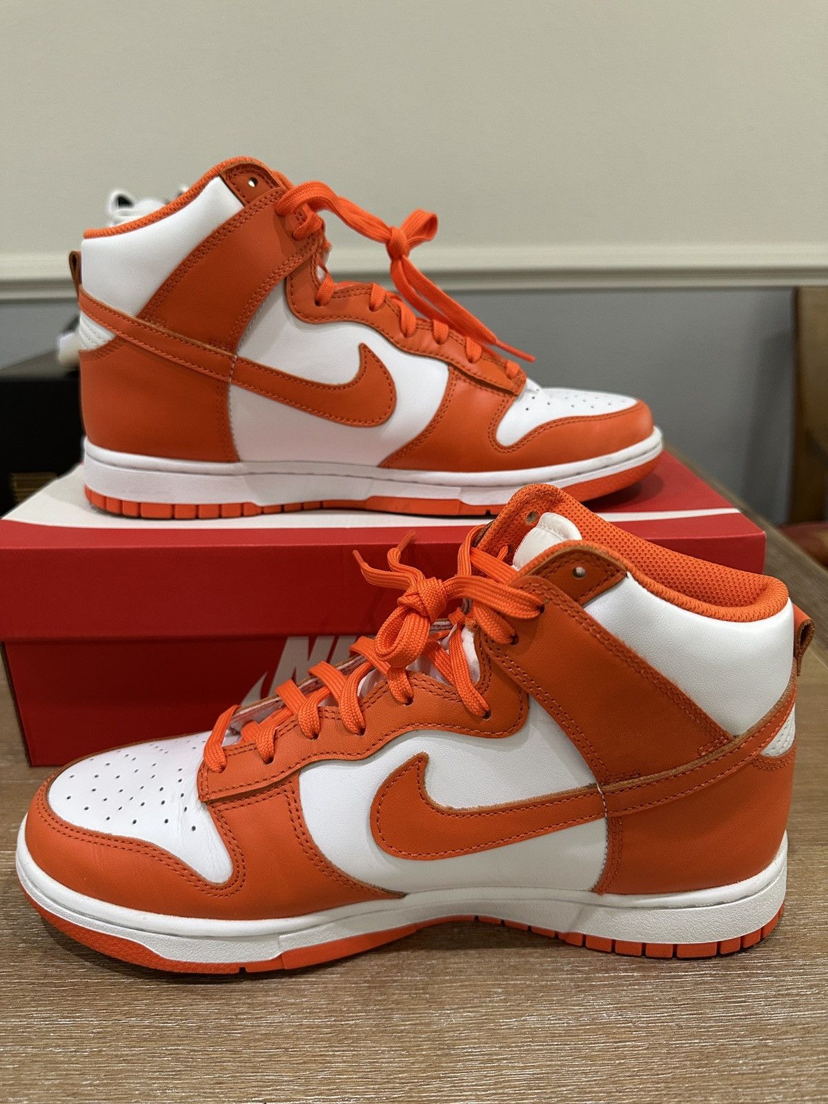 Nike Dunk Hi Retro Syracuse (2021) Size US 9 / EU 42 - 6 Thumbnail
