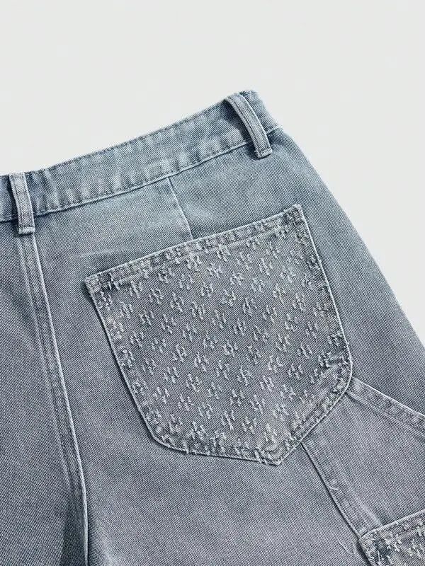 Japanese Brand Honjoh x Miho Designer Y2k Shorts Jorts Denim Size US 32 / EU 48 - 4 Thumbnail