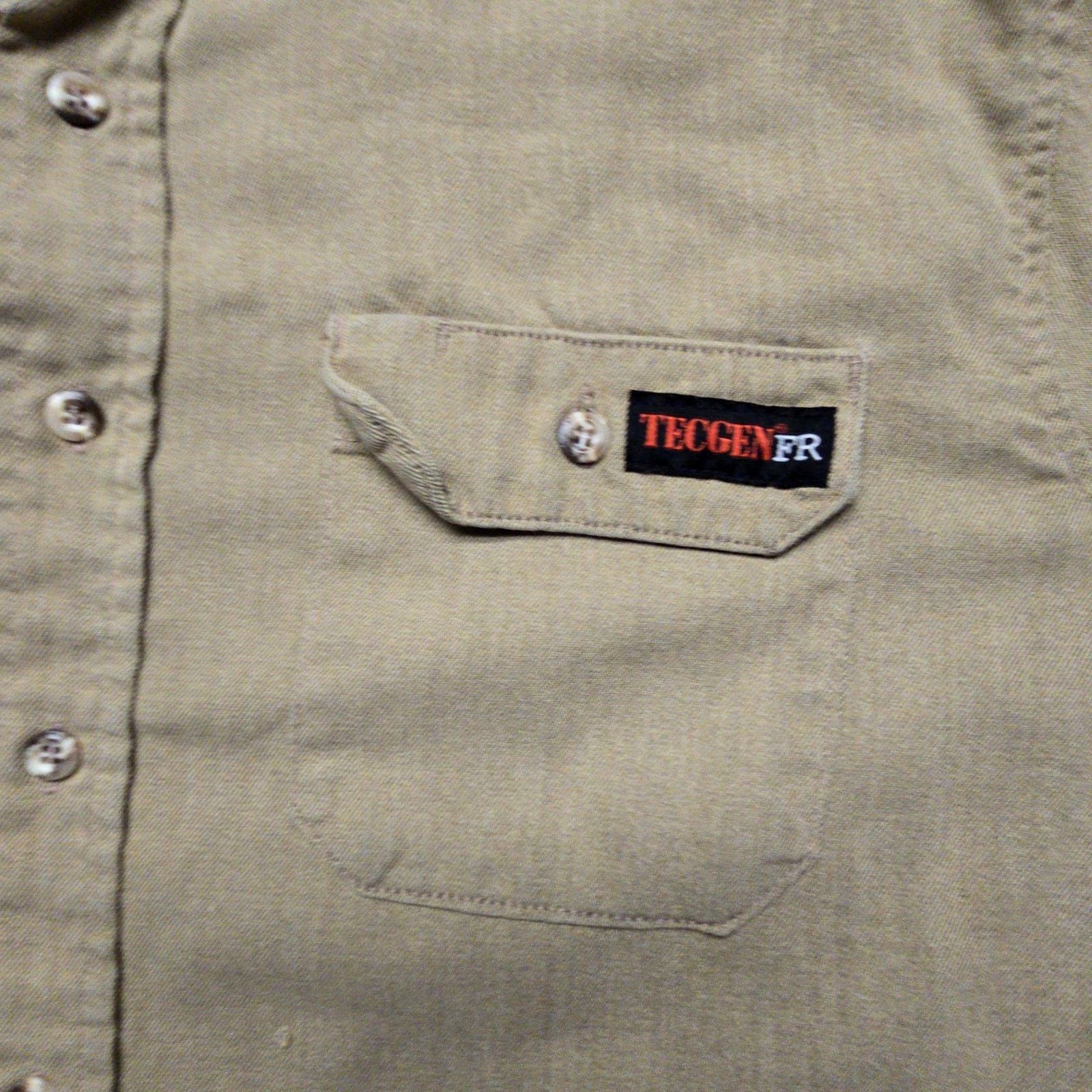 Other Tru-Spec Mens Shirt Khaki Long Sleeve Beige FR Workwear XL Size US XL / EU 56 / 4 - 3 Thumbnail