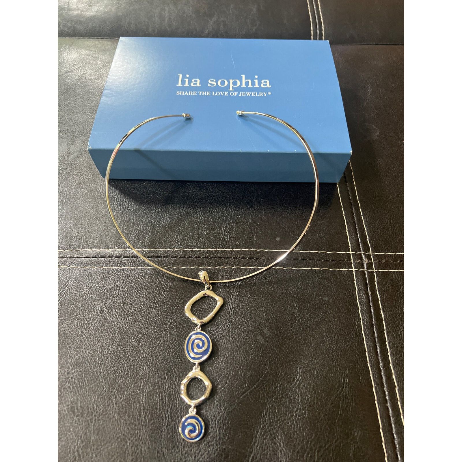 Other Lia Sophia “Deb” Silver Tone Collar Size ONE SIZE - 1 Thumbnail
