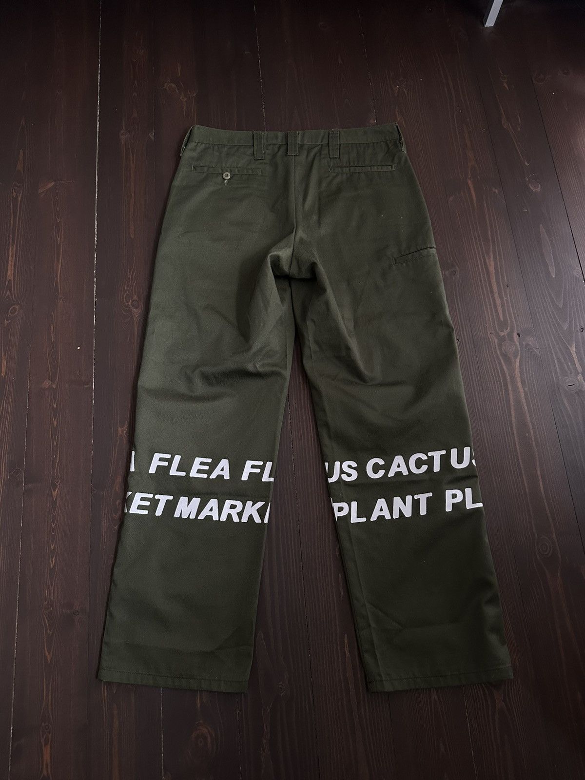 Cactus Plant Flea Market × Human Made Cactus Plant Flea Market Olive Pants Size US 33 - 2 Thumbnail