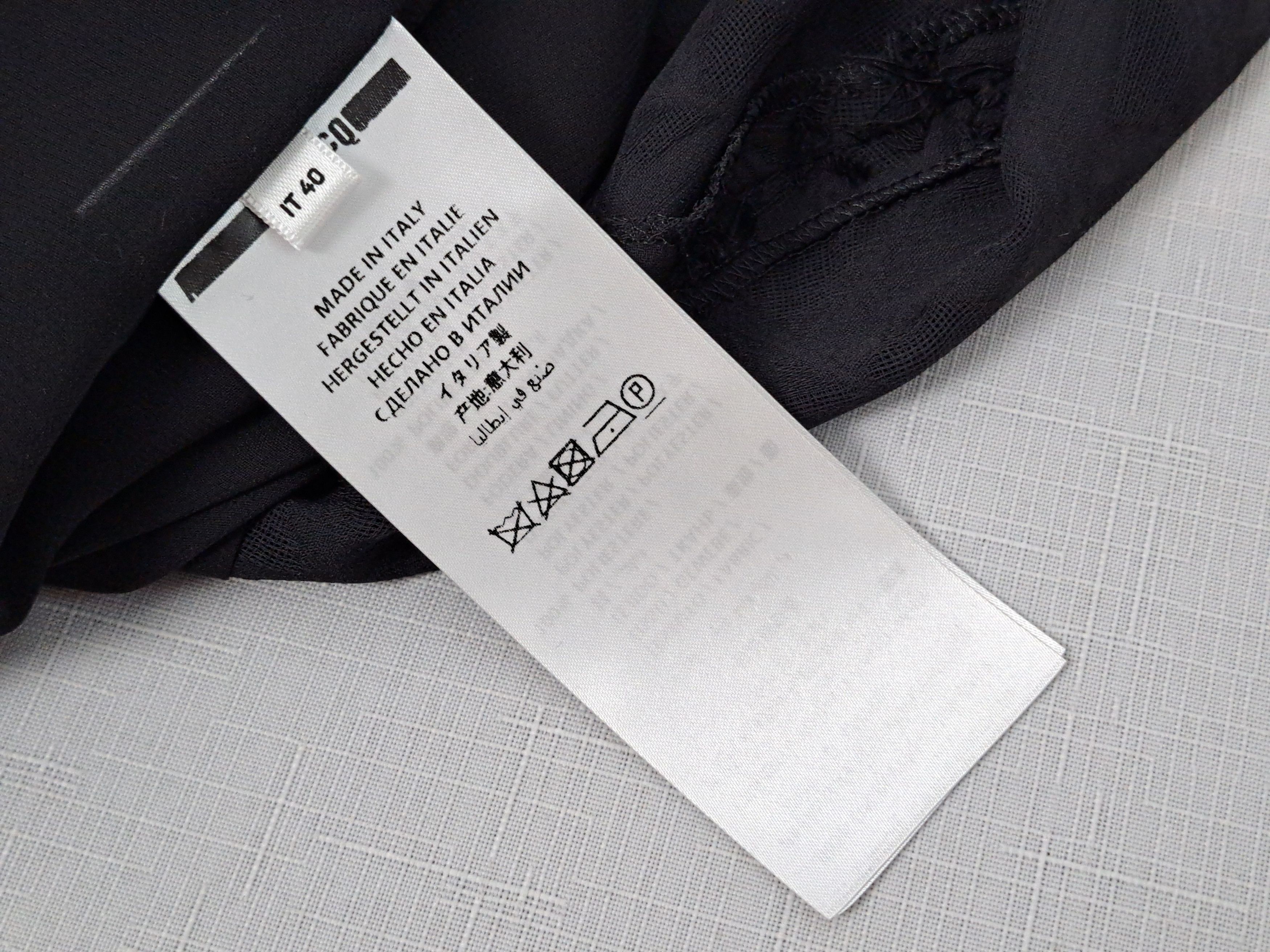 Alexander McQueen McQ ALEXANDER McQUEEN semi-transparent black skirt. Size 27" / US 4 / IT 40 - 8 Thumbnail