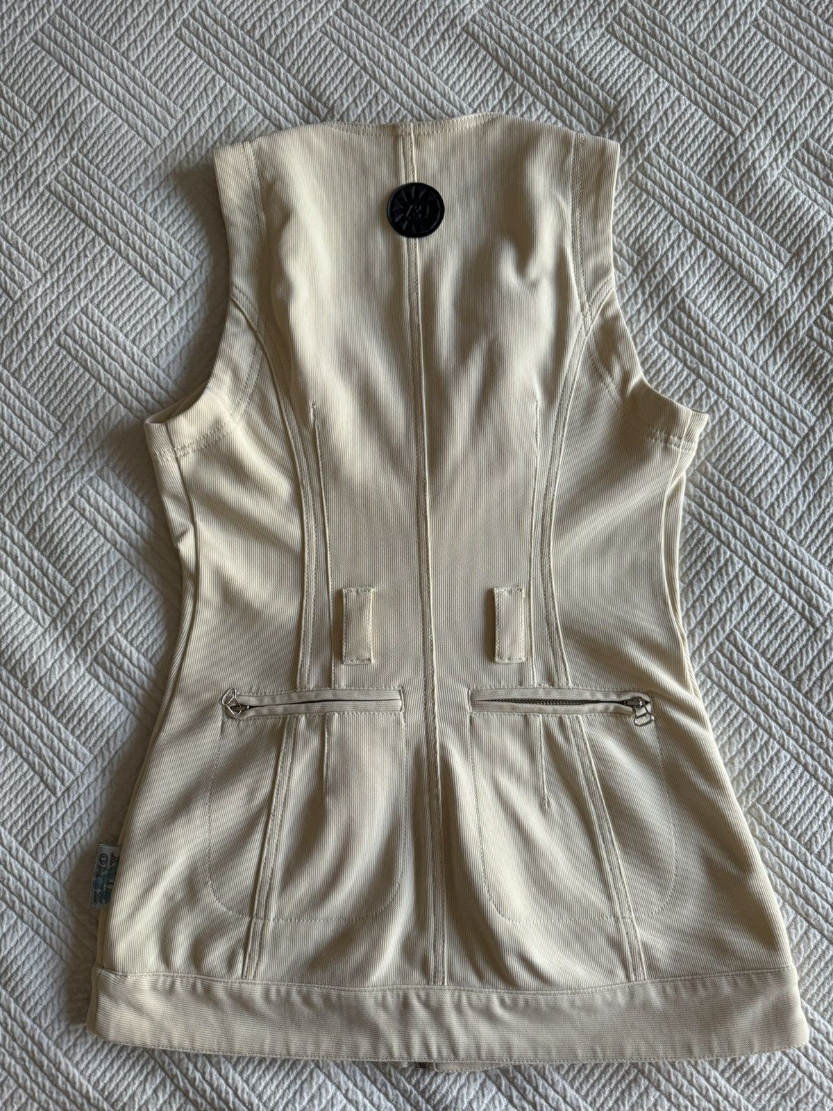 Japanese Brand Vintage avant garde cotton vest off white y2k Size M / US 6-8 / IT 42-44 - 2 Thumbnail
