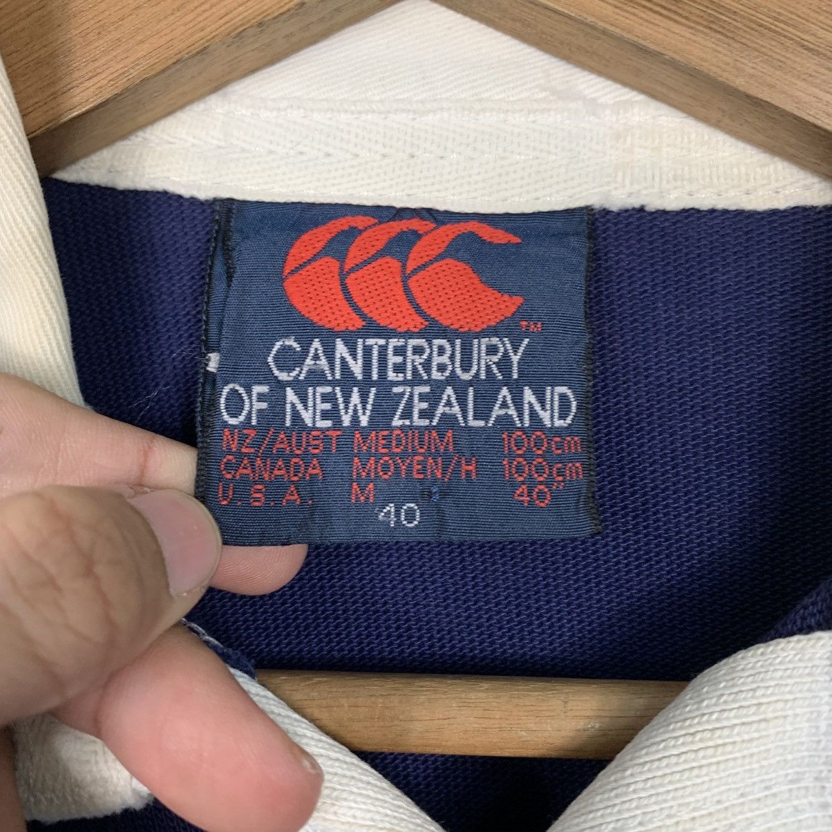 Canterbury of New Zealand Vintage Canterbury Of New Zealand Big Logo Rugby Jersey Size US M / EU 48-50 / 2 - 12 Thumbnail