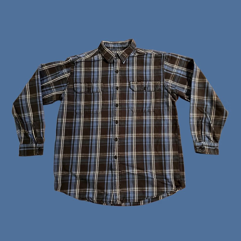 Vintage VINTAGE Polo Sport Sportsman Flannel Shirt Men’s M Blue Plaid Shirt Size US M / EU 48-50 / 2 - 1 Thumbnail