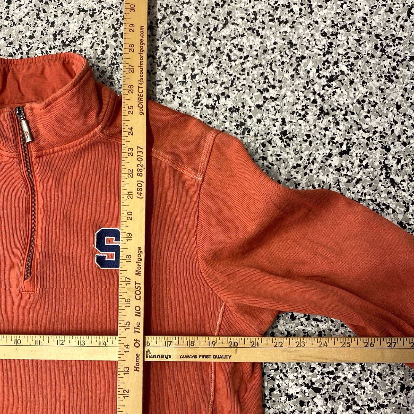 Tommy Bahama Tommy Bahama Syracuse University Men’s Pullover Half Zip Sweater Orange Medium Size US M / EU 48-50 / 2 - 3 Thumbnail
