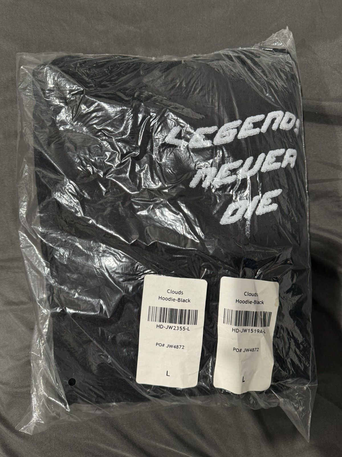 999 Club Juice wrld LND clouds hoodie Size US L / EU 52-54 / 3 - 1 Thumbnail