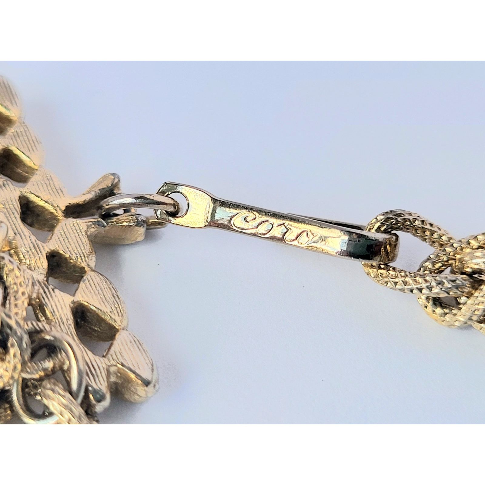 Other 1960s Vintage Coro Signed 5-strand Necklace Gold Tone MCM Size ONE SIZE - 9 Thumbnail