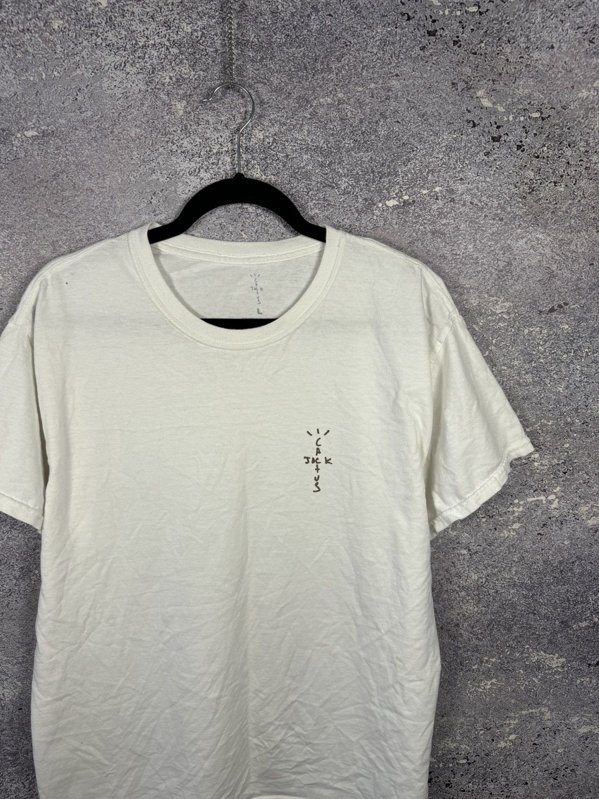 Travis Scott Travis Scott Cactus Jack Basic Logo White Tee Men’s Large Size US L / EU 52-54 / 3 - 2 Thumbnail