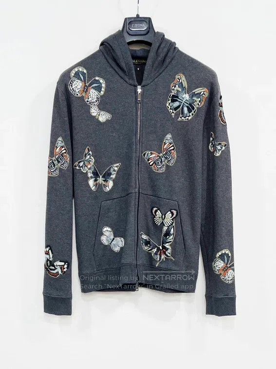 Valentino Valentino Heavy Flower Embroidered Willow Stud Casual Jack Size US M / EU 48-50 / 2 - 1 Thumbnail