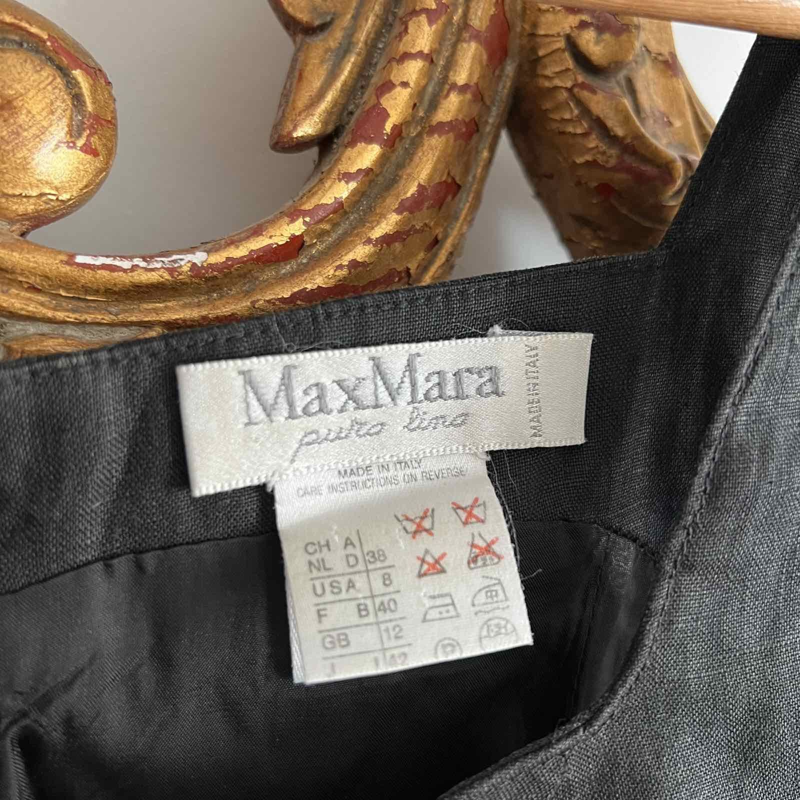 Max Mara Max Mara women’s Linen dress Luxury Sz 38 Size S / US 4 / IT 40 - 3 Thumbnail