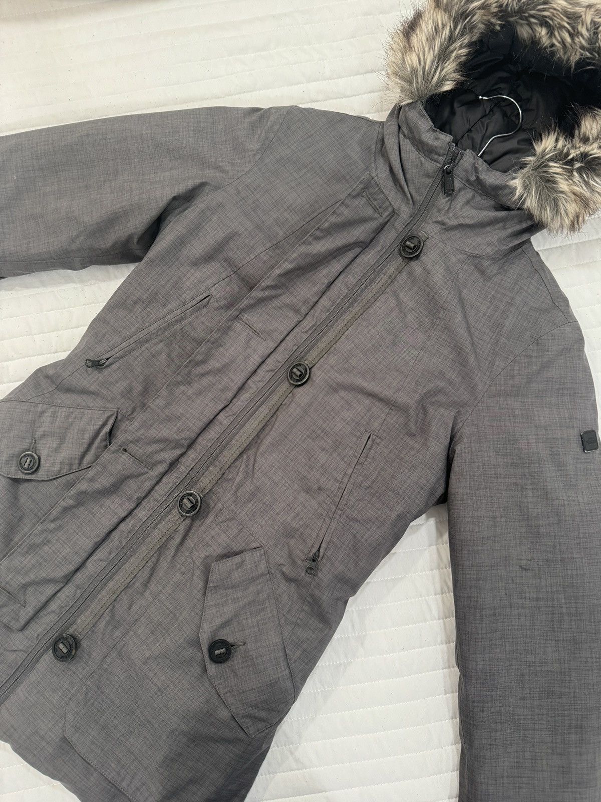 image of The North Face North Face Coat in Grey, Women's (Size XS)