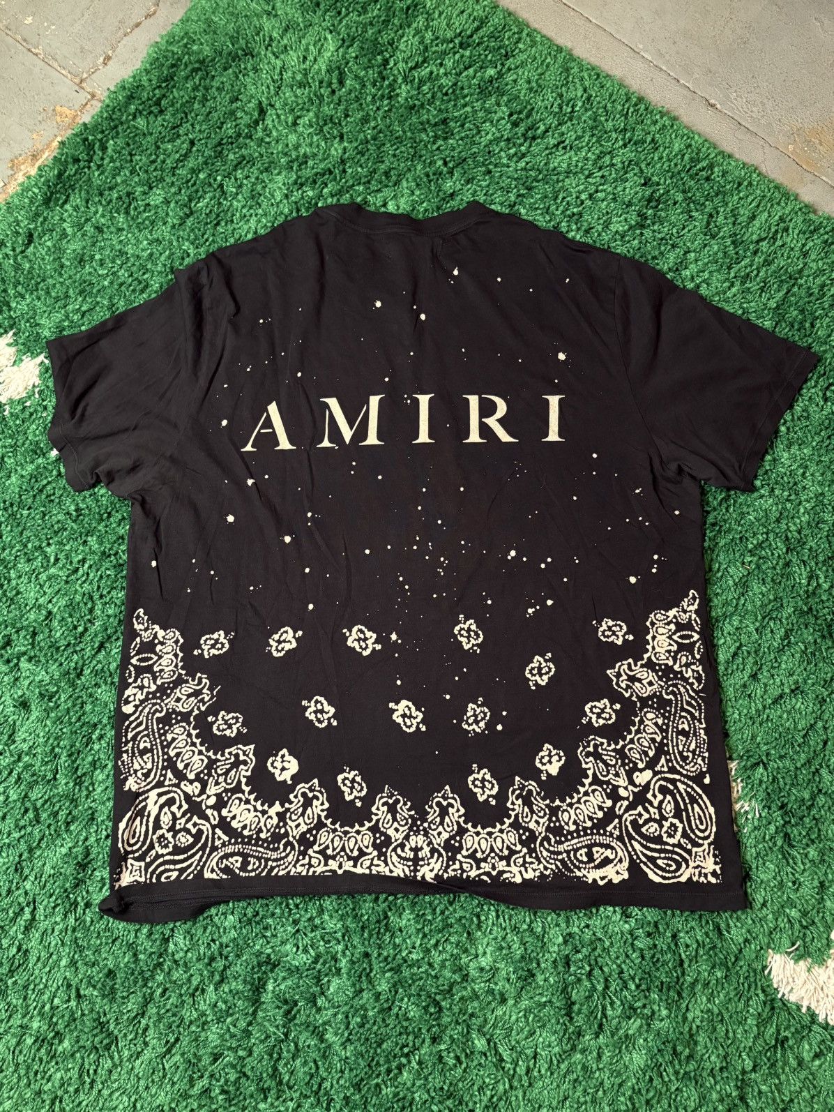 Amiri Amiri Paisley Tee Black Size XXL Size US XXL / EU 58 / 5 - 2 Thumbnail