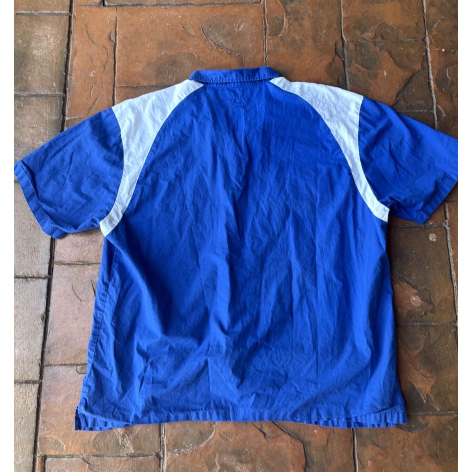 Polo Ralph Lauren VINTAGE Polo Jeans Co Ralph Lauren Bowling Pocket Button Shirt Large Blue Ladies? Mens? Unisex Adults Shirt Size US L / EU 52-54 / 3 - 3 Thumbnail