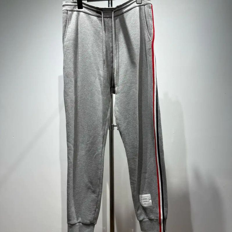 Thom Browne Thom Browne Gray Casual Pants for Men 0089 Size US 27 - 1 Thumbnail