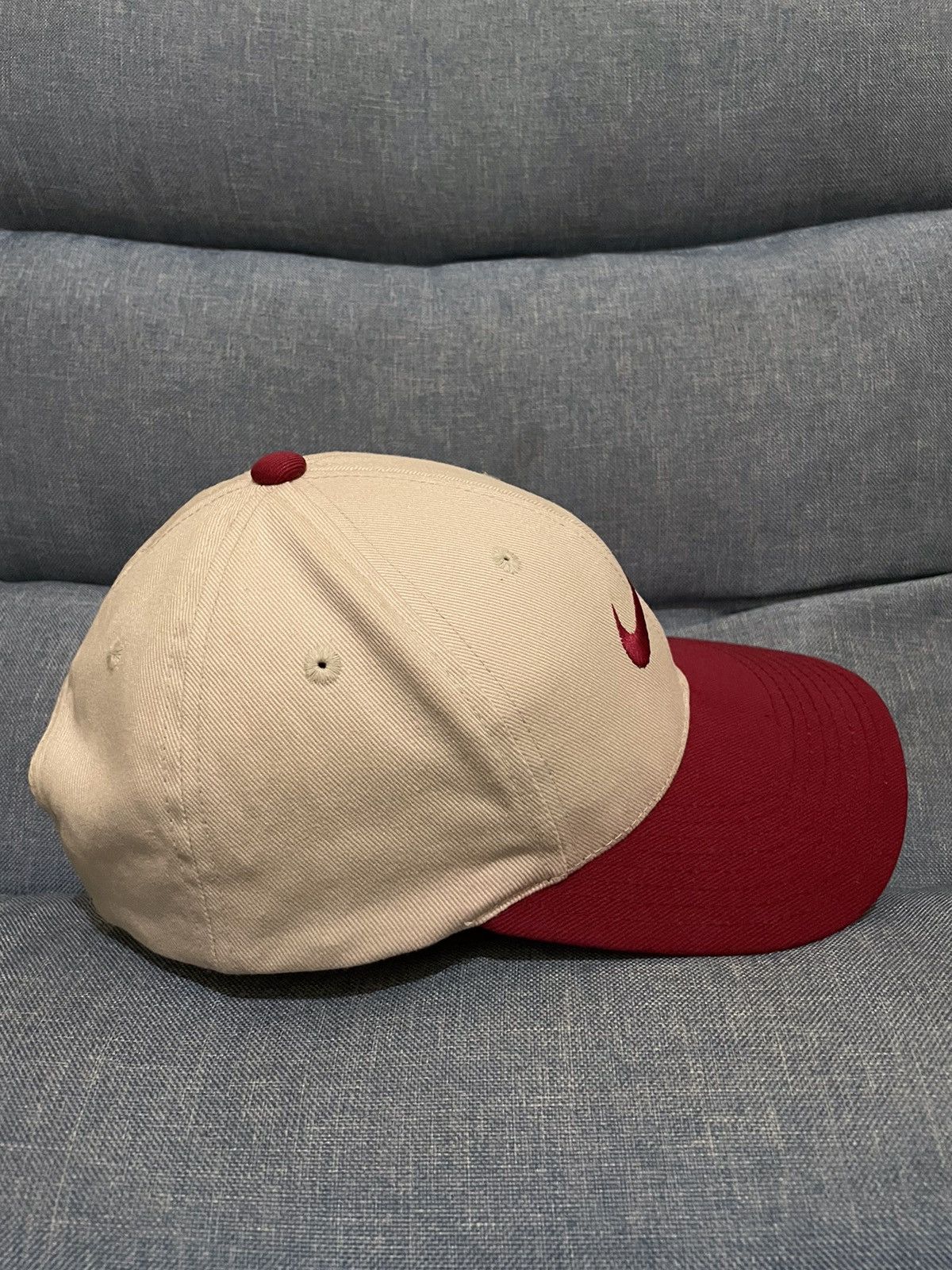 Nike Vintage rare two tone nike center swoosh hat cap snapback Size ONE SIZE - 3 Thumbnail