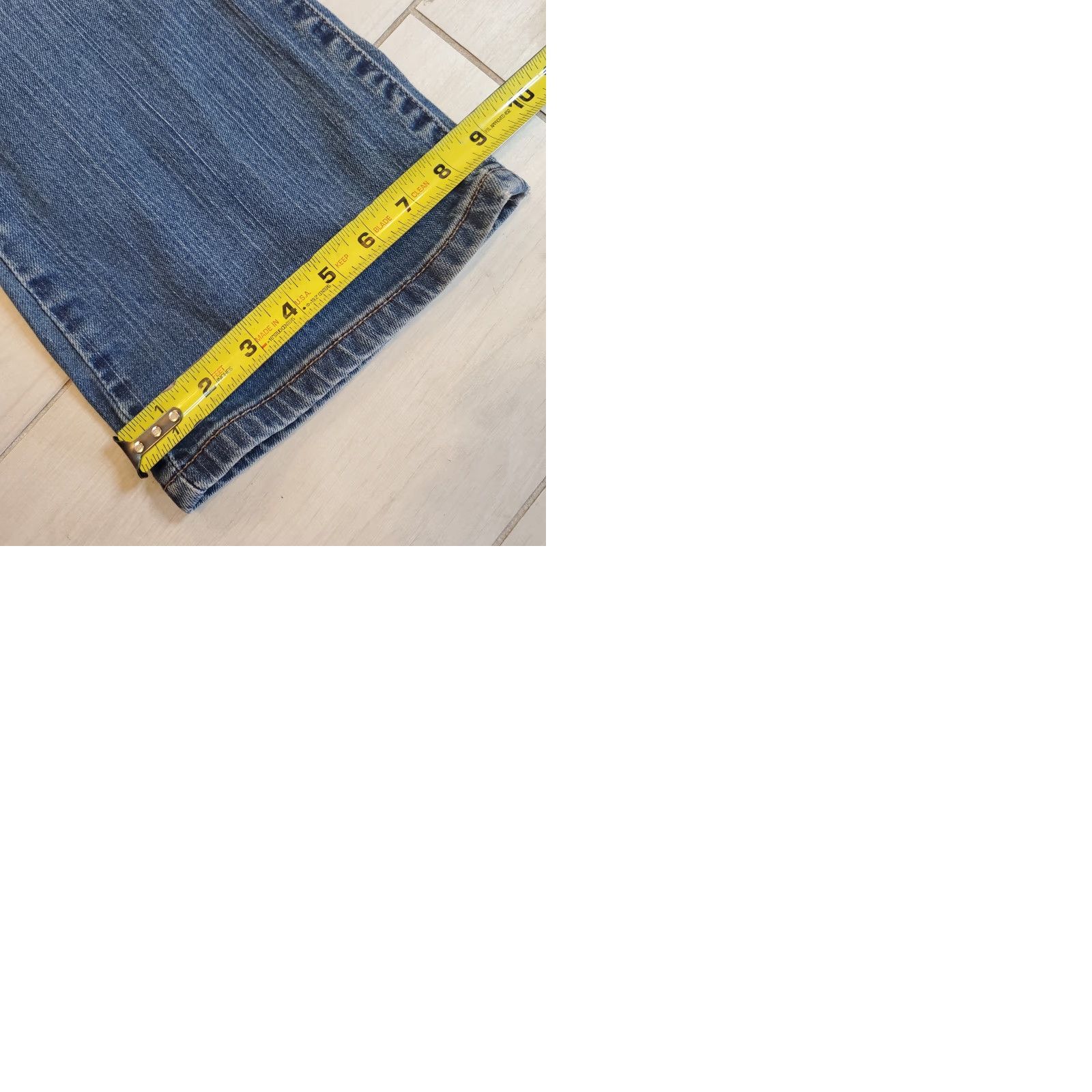 Levi's VTG Levi's Nouveau Boot Cut 515 Blue Jeans Medium Wash Low Rise 10s Women Jeans 5-Pocket Denim 29in Inseam Y2K 90s Logo Blue Size 32" / US 10 / IT 46 - 9 Thumbnail