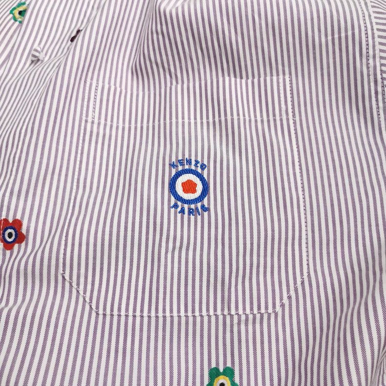 Kenzo Kenzo Cotton color matching single row collar dress Size XS / US 0-2 / IT 36-38 - 3 Thumbnail