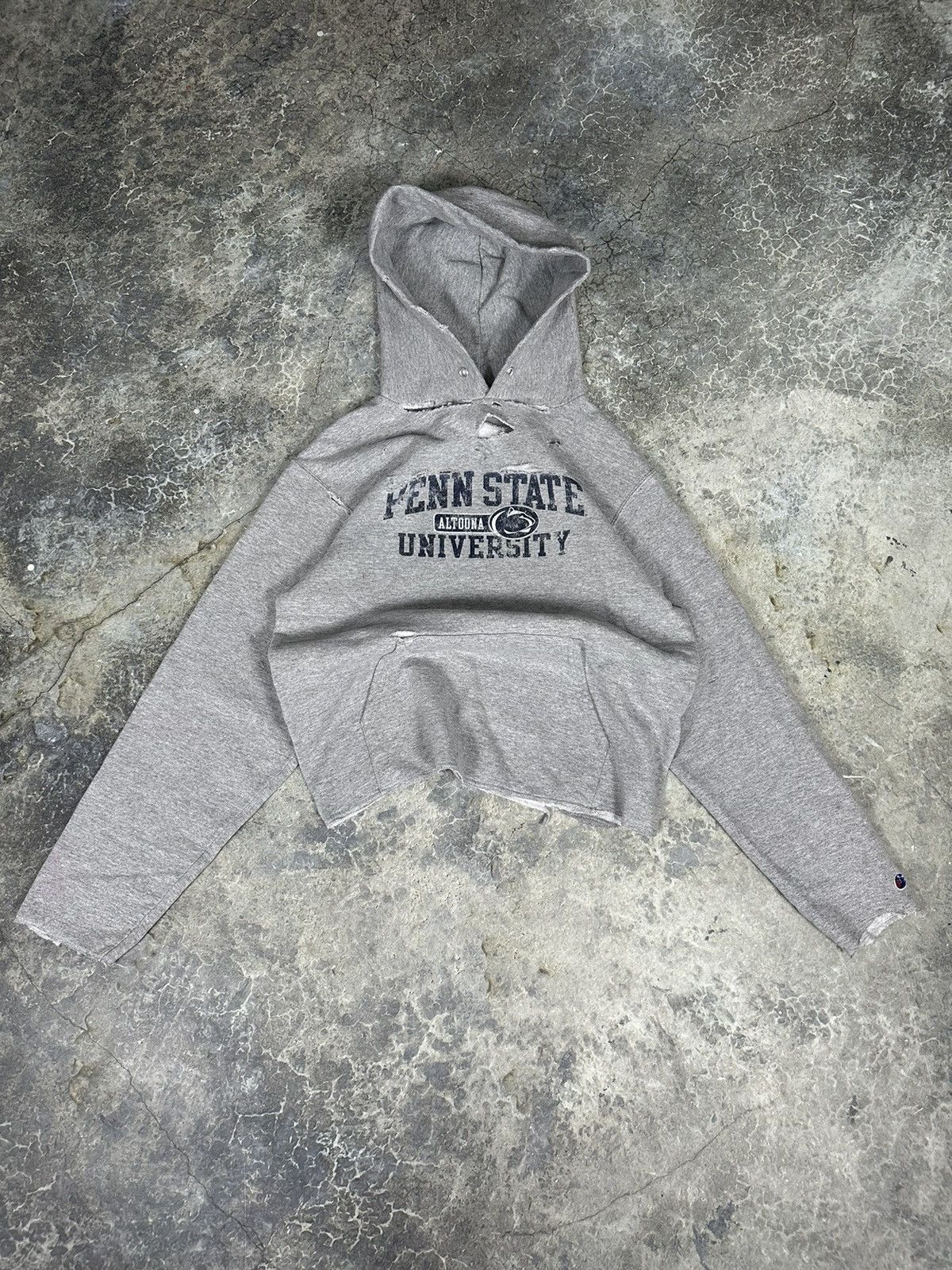 Champion × Vintage Vintage Thrashed Penn State Hoodie Size US S / EU 44-46 / 1 - 1 Thumbnail