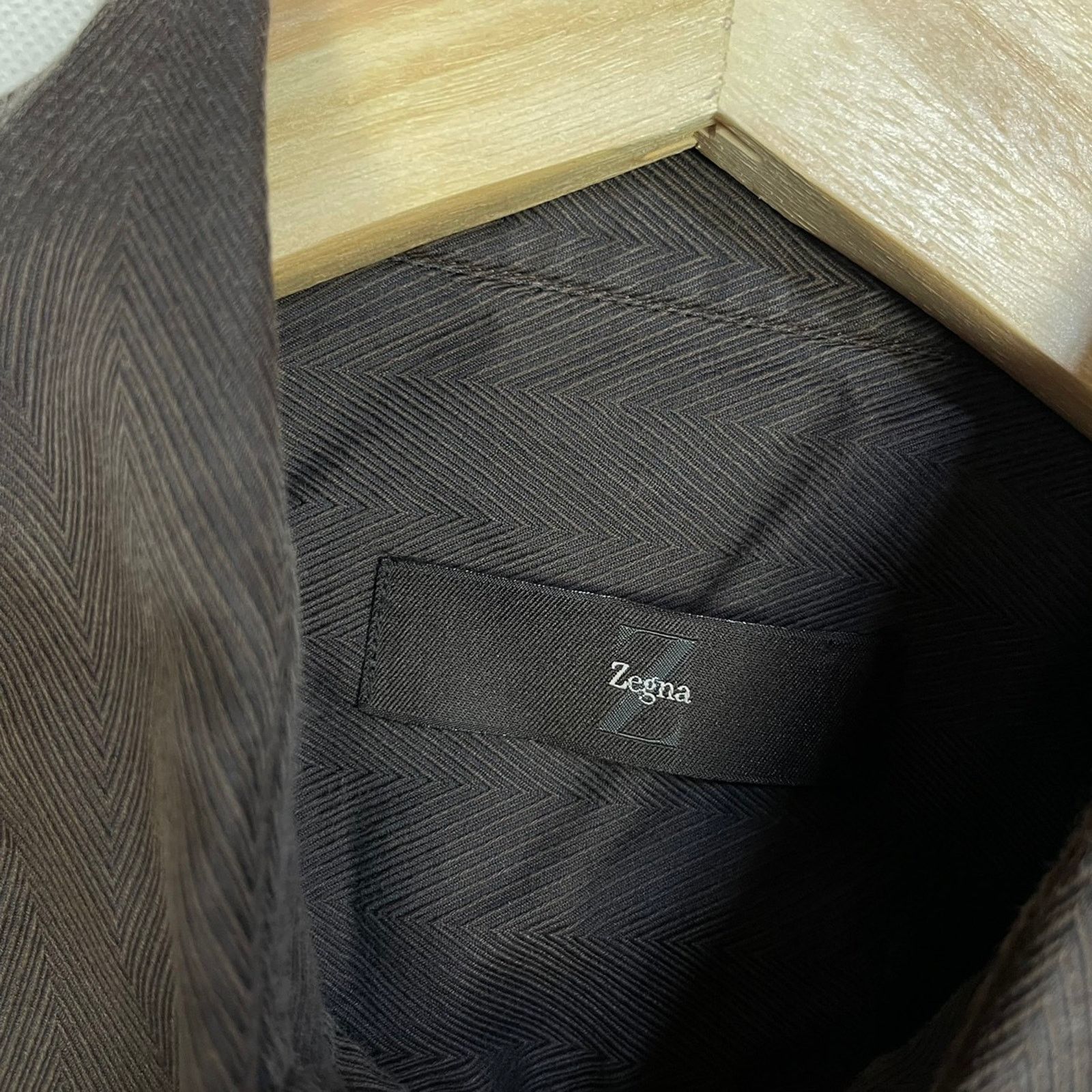 Designer × Ermenegildo Zegna × Z Zegna Zegna Brown Buttom Ups Shirt Size US M / EU 48-50 / 2 - 5 Thumbnail
