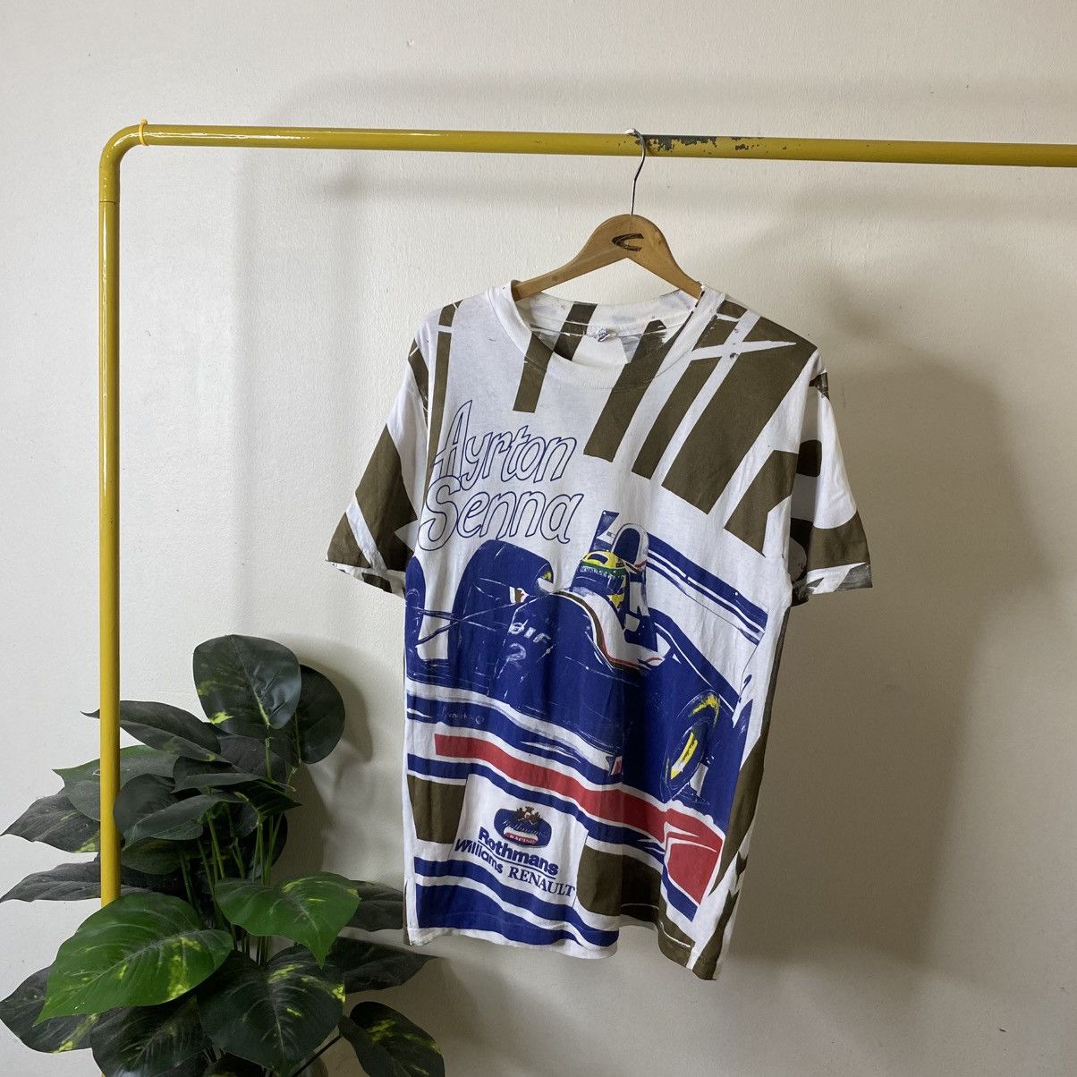 Vintage 1990s Williams-Renault Formula 1 racing team T Shirt