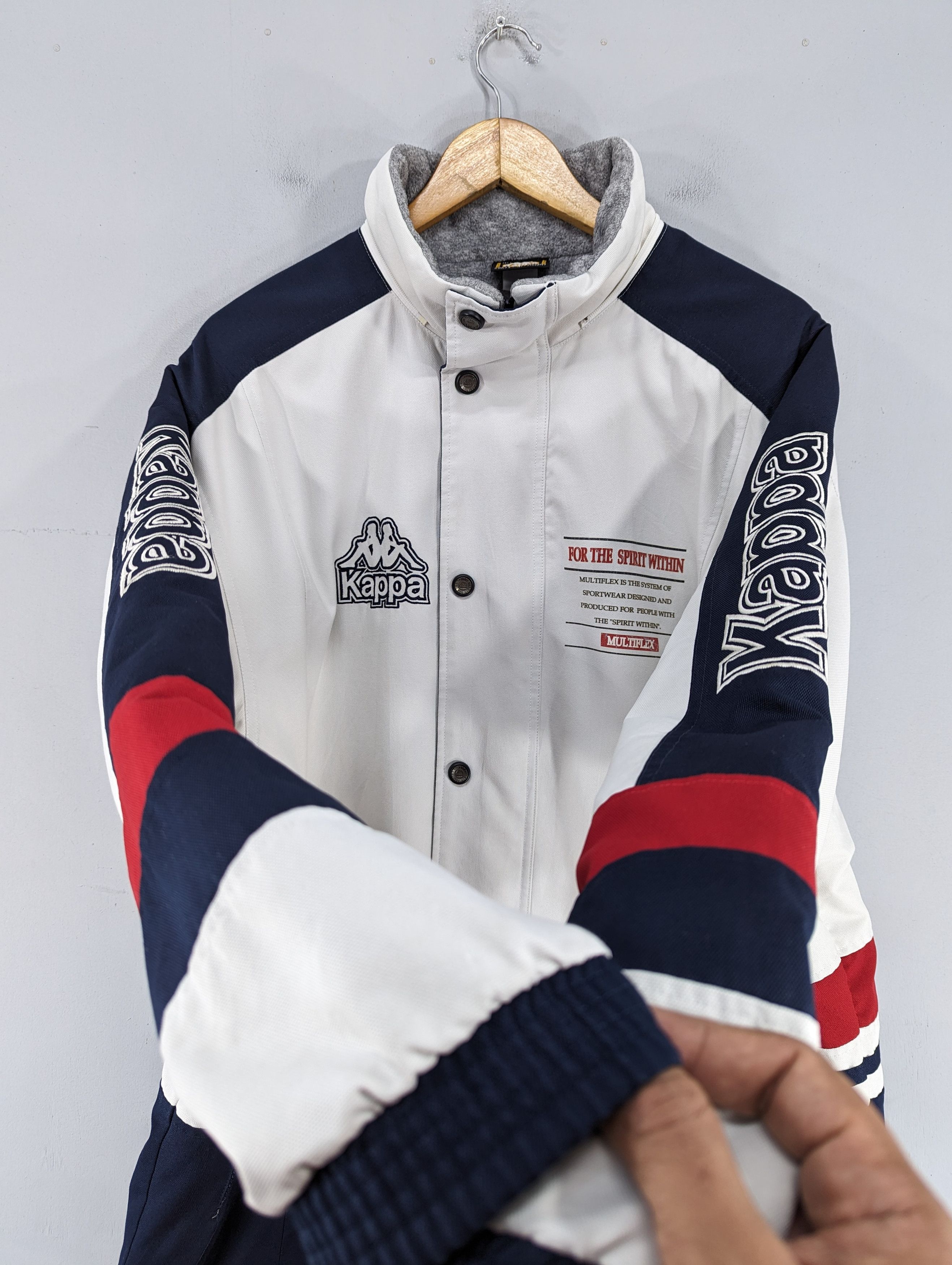 Kappa 🔥Vintage 90s Kappa Big Logo Jacket Size US L / EU 52-54 / 3 - 6 Thumbnail