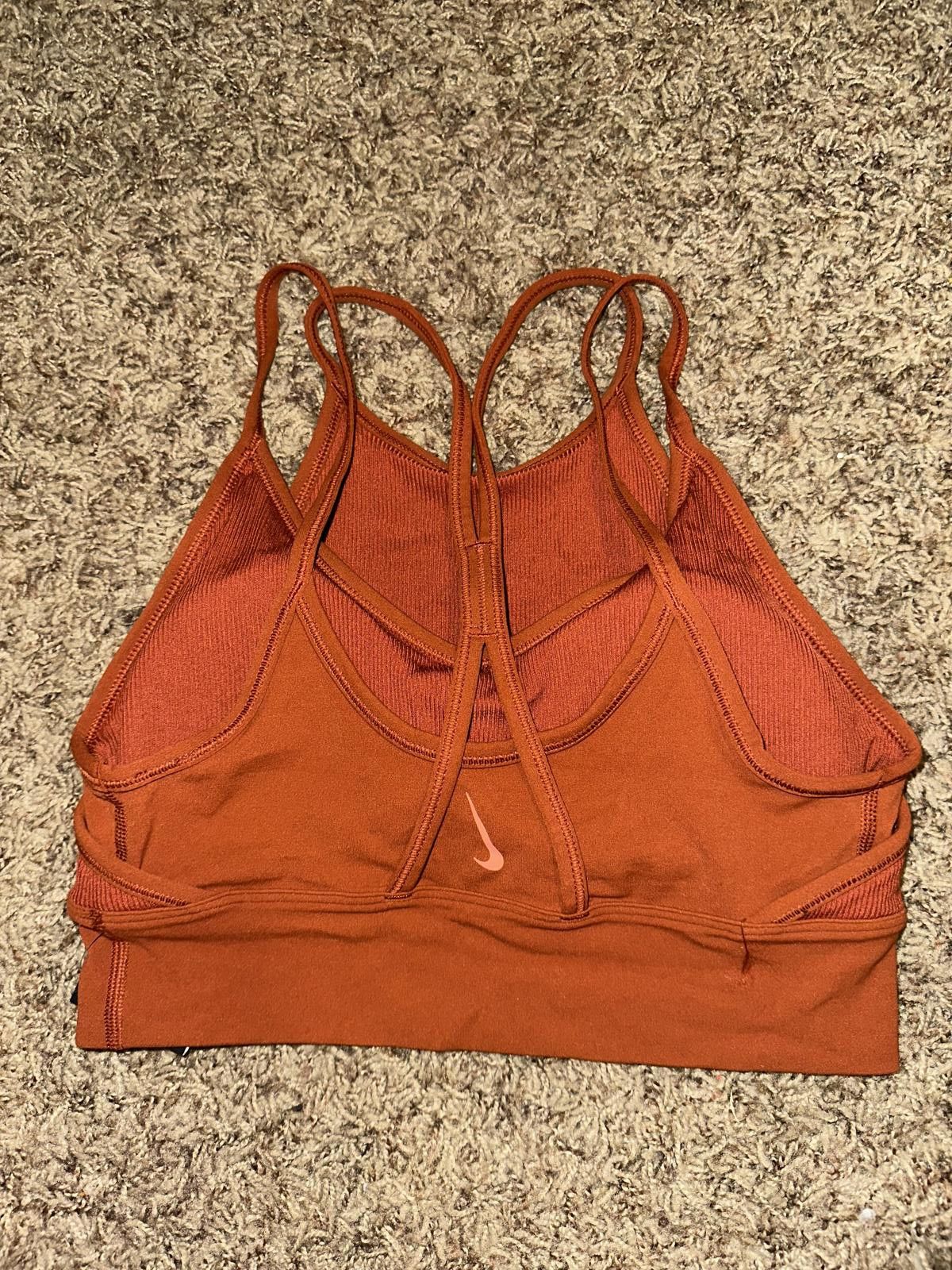 Nike Nike Women’s Yoga Layered Indy Light Support Sports Bra Size ONE SIZE - 2 Thumbnail