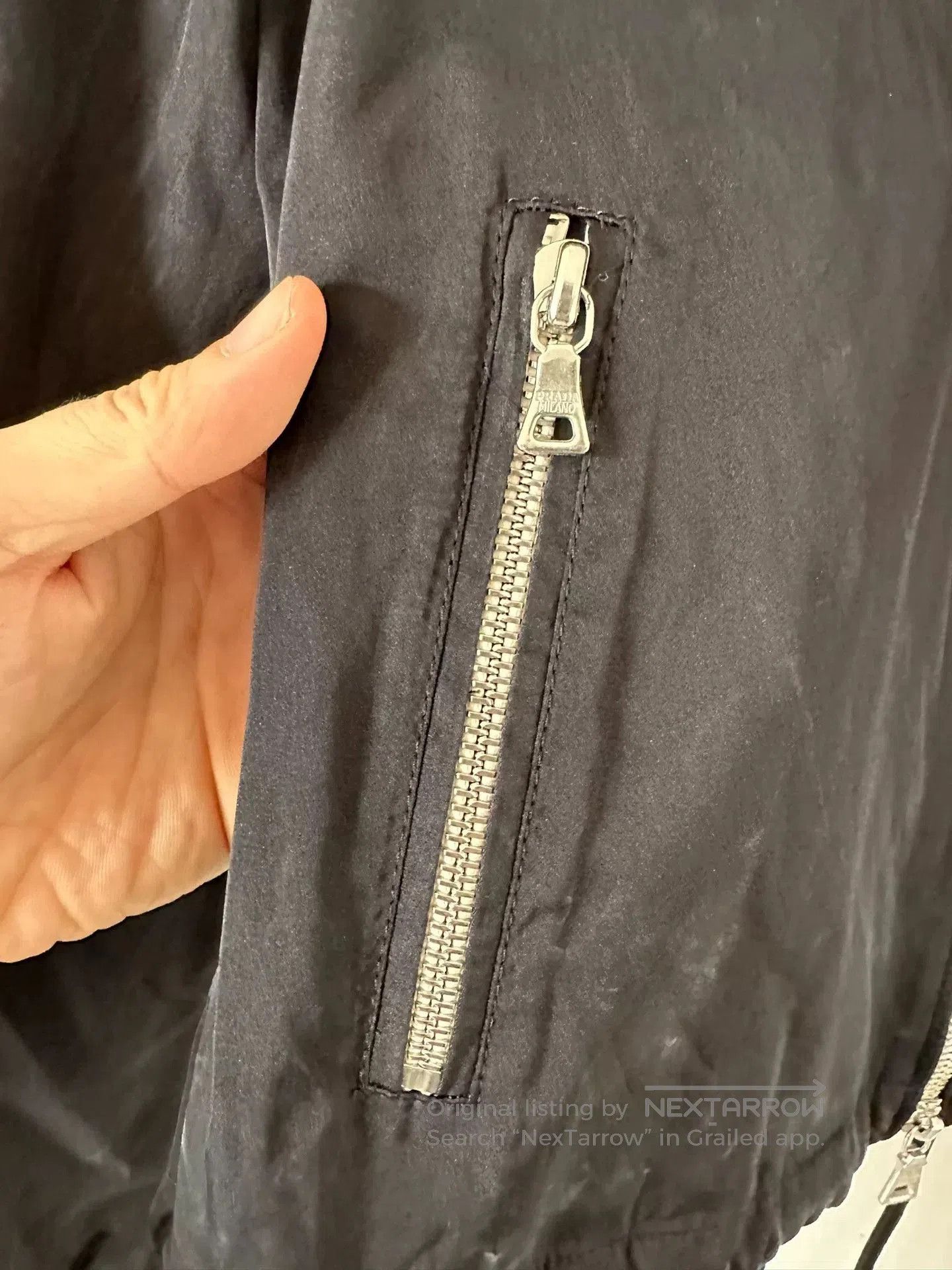 Prada Prada Women's Black Zip Jacket. Size M / US 6-8 / IT 42-44 - 4 Thumbnail