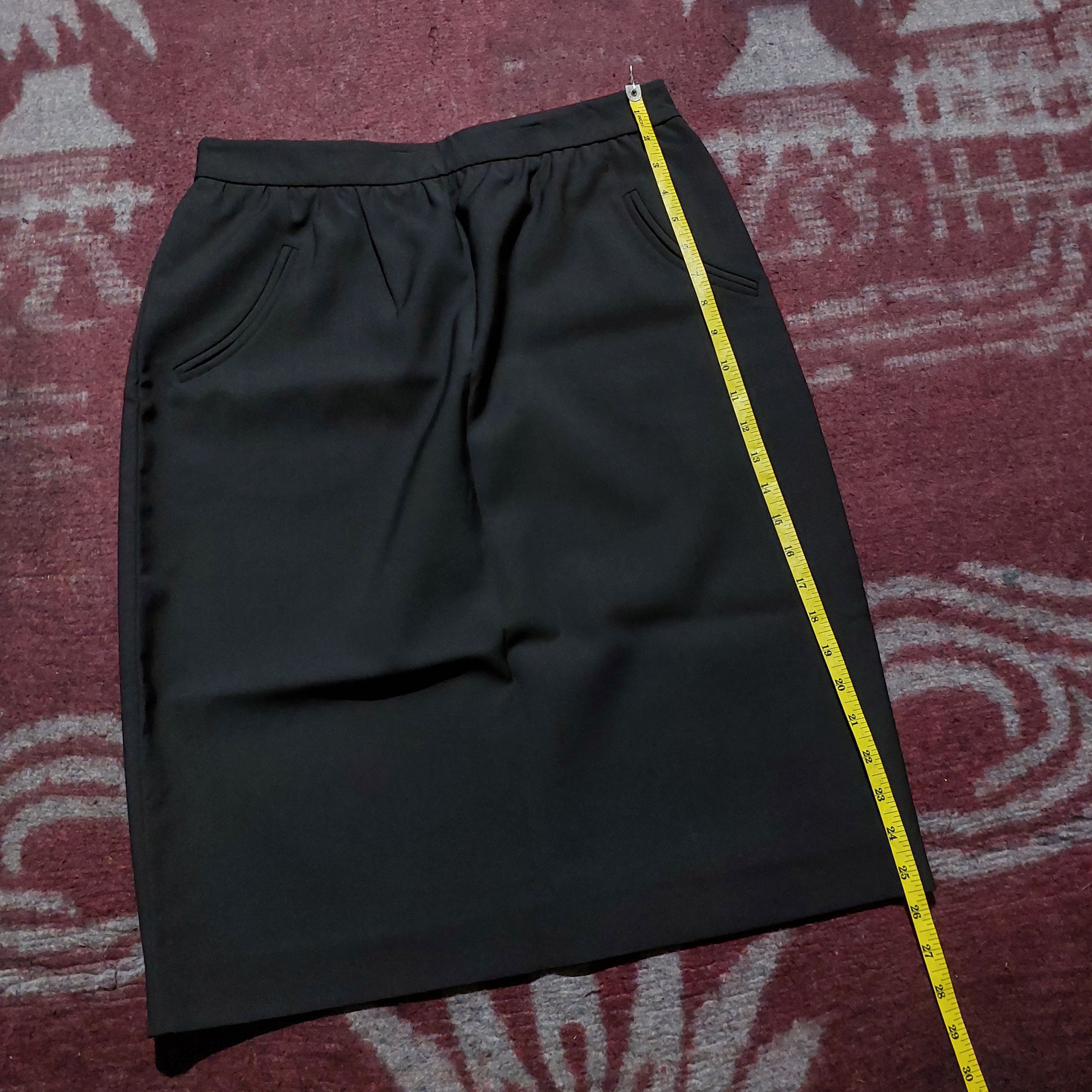 Jil Sander Jil sander nylon black midi skirt Size 30" / US 8 / IT 44 - 16 Thumbnail