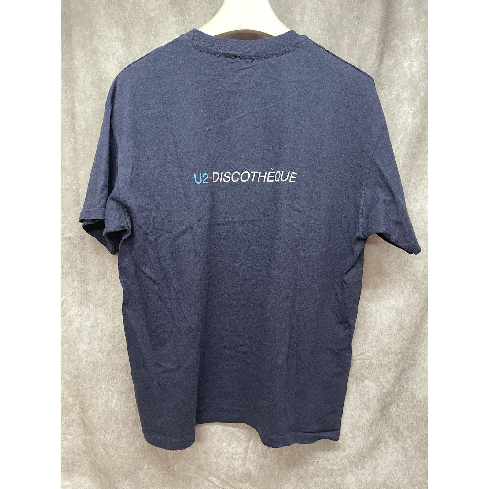 Anvil Vintage 90’s Anvil U2 Discotheque Navy Blue T-Shirt Mens XL Size US XL / EU 56 / 4 - 8 Thumbnail