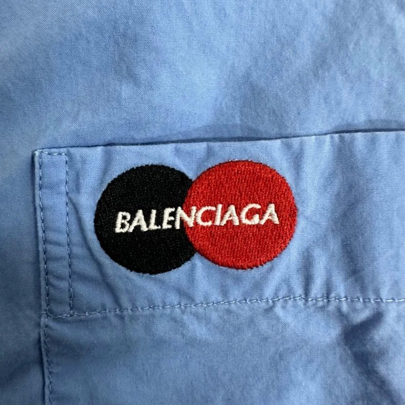 Balenciaga Balenciaga size 38 Mastercard zipper short sleeve shirt Size L / US 10 / IT 46 - 4 Thumbnail