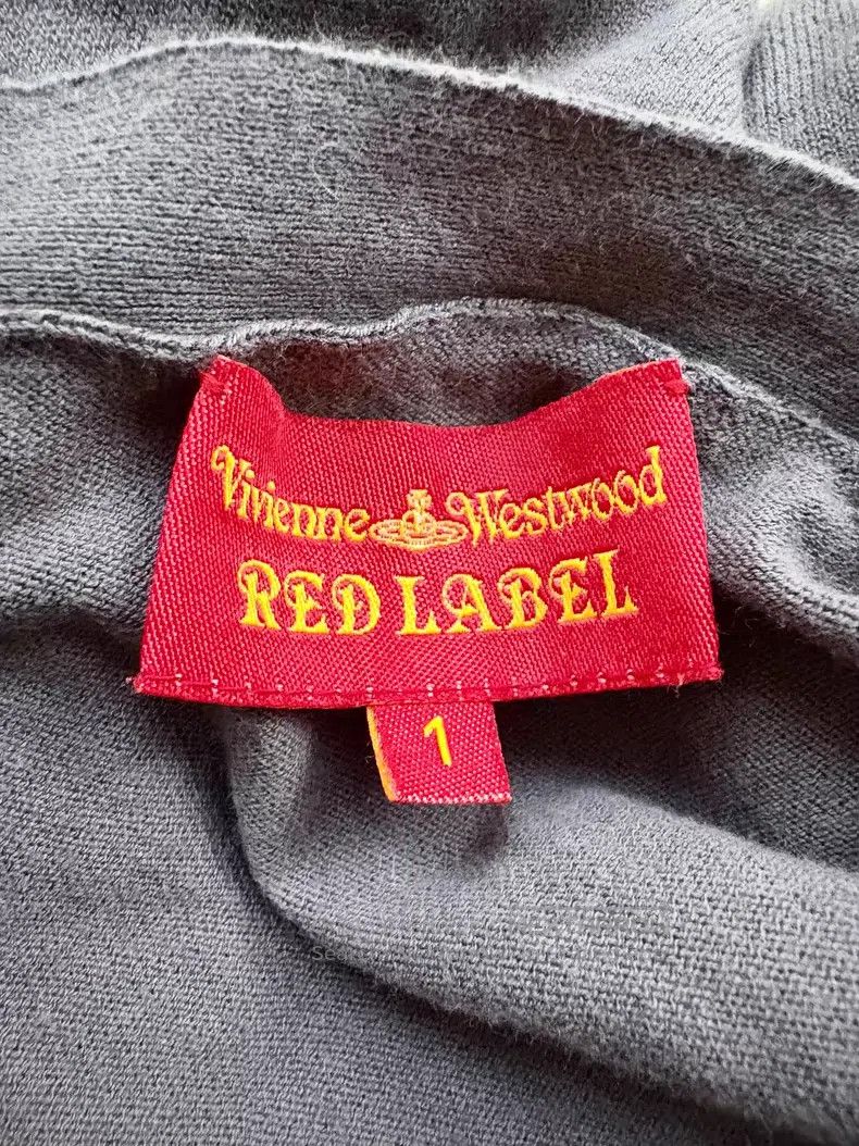 Vivienne Westwood Vivienne Westwood Grayish purple V-neck knitted cardigan Size S / US 4 / IT 40 - 6 Thumbnail