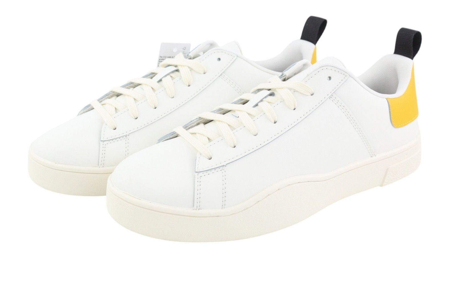 Diesel S-CLEVER LOW LACE EU44 Leather White 41576 Size US 11 / EU 44 - 2 Thumbnail