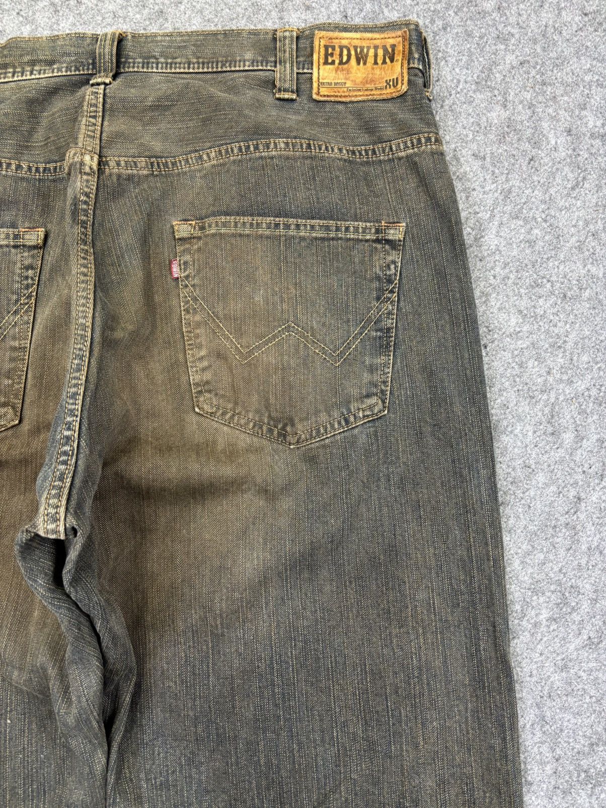 Edwin 💥Mudwash Style 💥Very Rare Edwin Extra Baggy Denim F899 Size US 40 / EU 56 - 8 Thumbnail