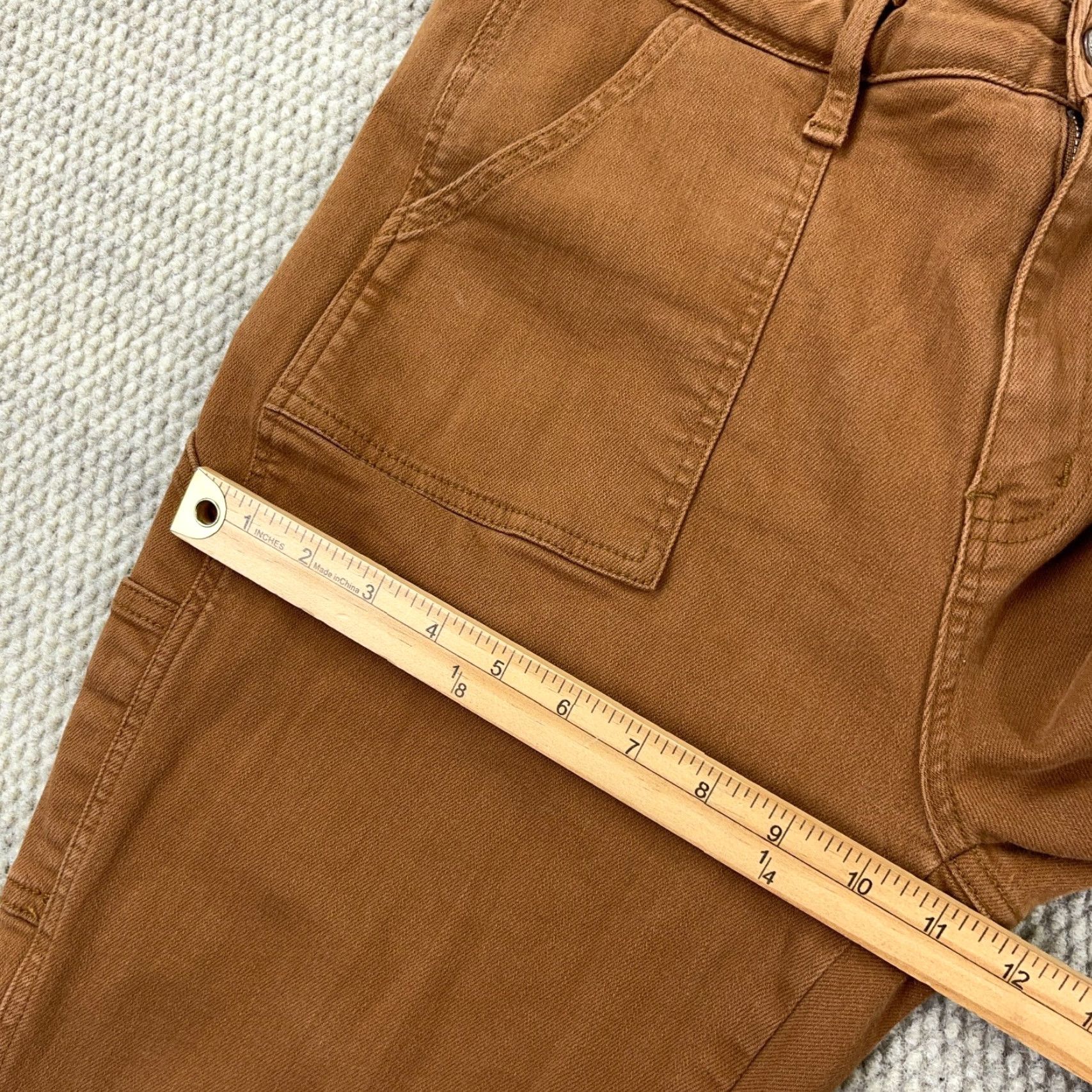 Denime Judy Blue Jeans Women 30 Slim Straight Denim Brown 5-Pocket Stretch Work Wear Carpent er Caption? Size 30" / US 8 / IT 44 - 7 Thumbnail