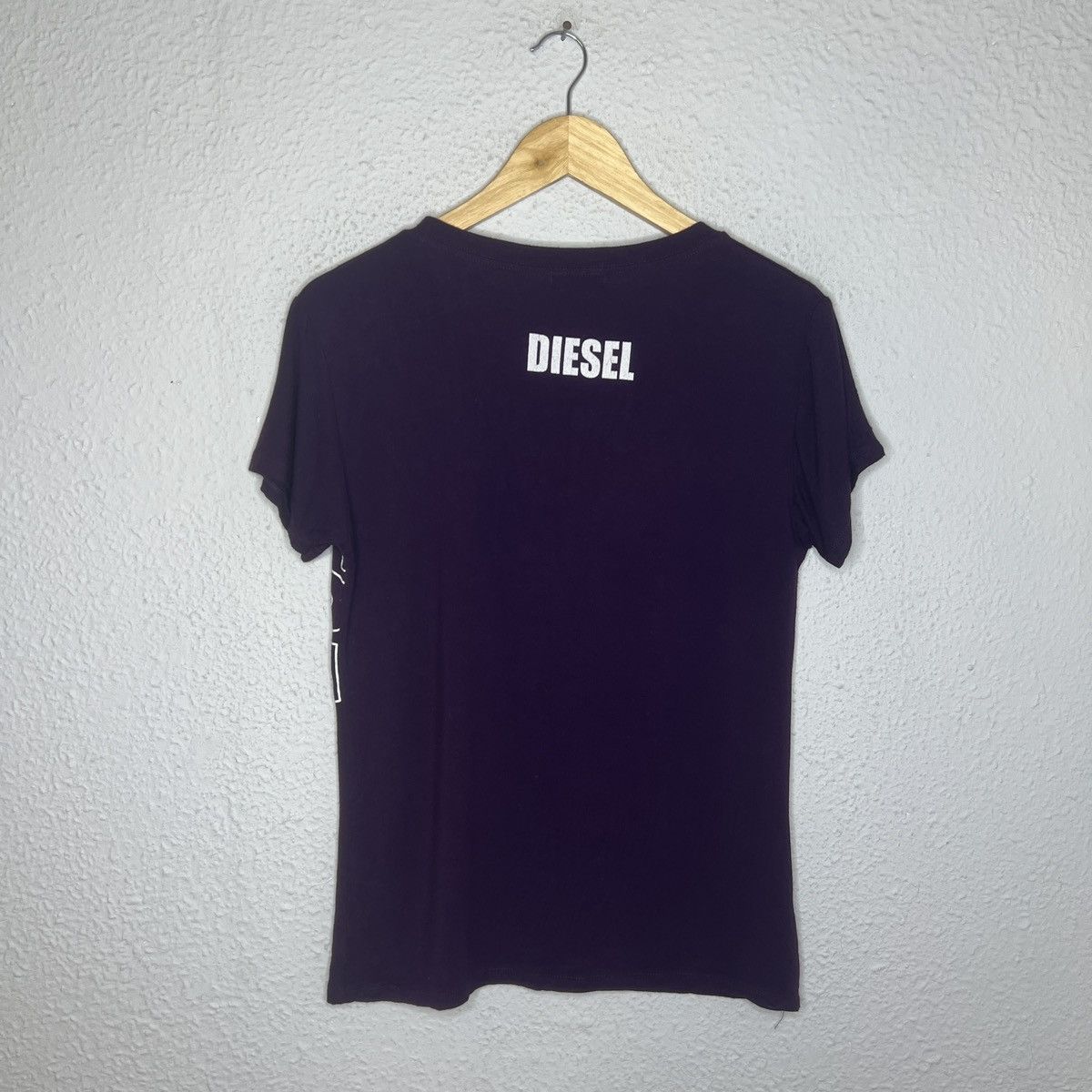 Diesel Vintage Diesel Big Logo Women’s T Shirt Tee Y2K Size S / US 4 / IT 40 - 6 Thumbnail