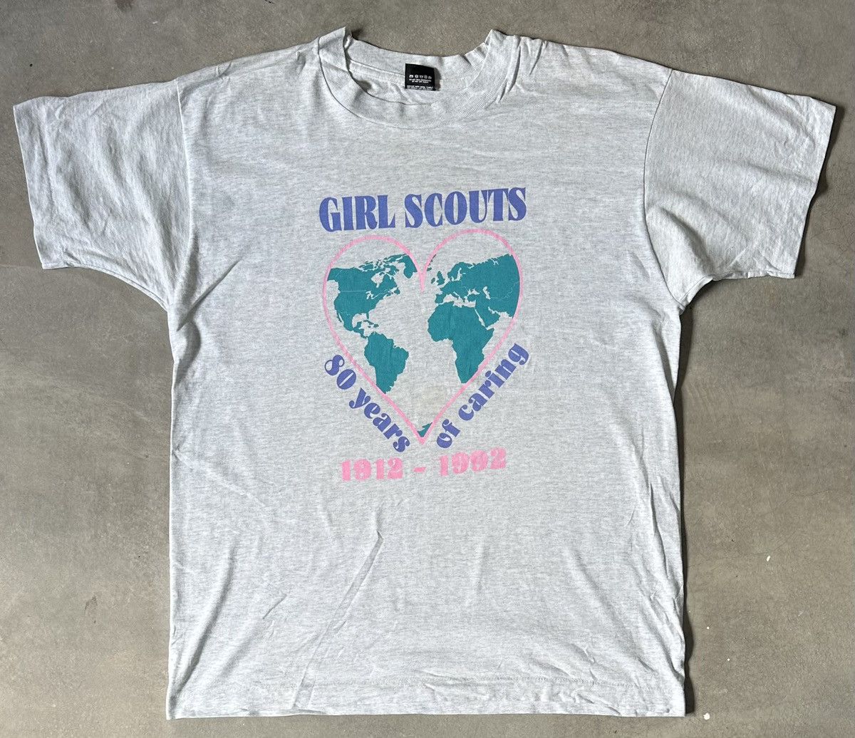 Vintage VINTAGE GIRL SCOUTS TEE Size US XL / EU 56 / 4 - 1 Thumbnail