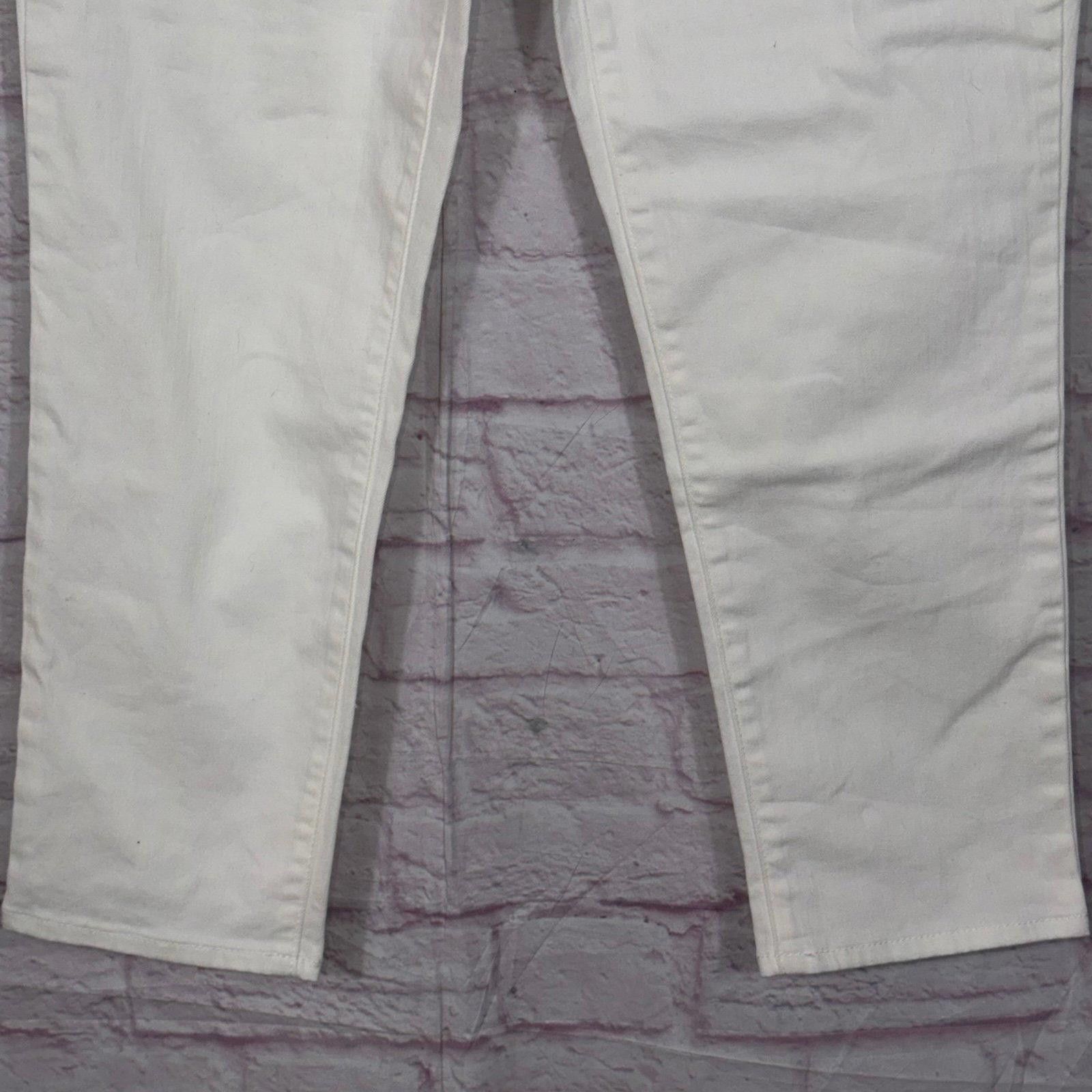 Nine West Nine West Women's White Gramercy Crop Jeans Size 8 NWT Size 30" / US 8 / IT 44 - 5 Thumbnail