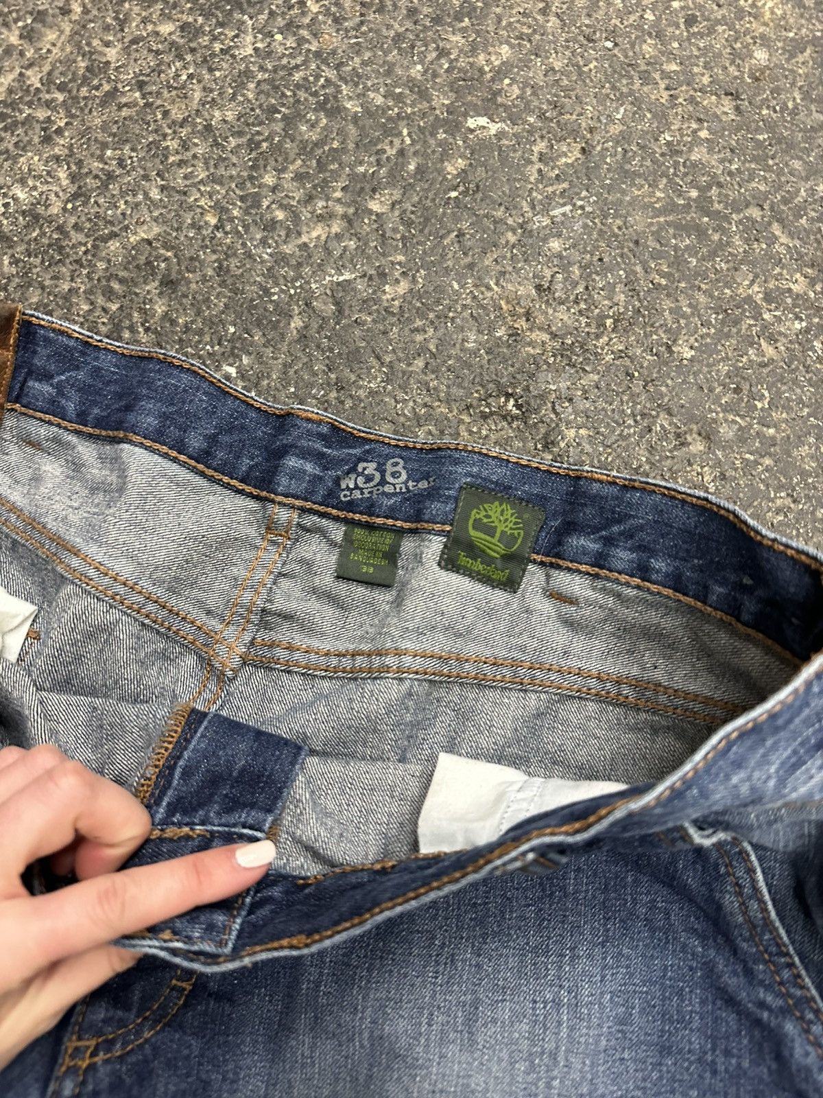 Timberland × Vintage Y2K timberland cargo jorts Size US 36 / EU 52 - 4 Thumbnail