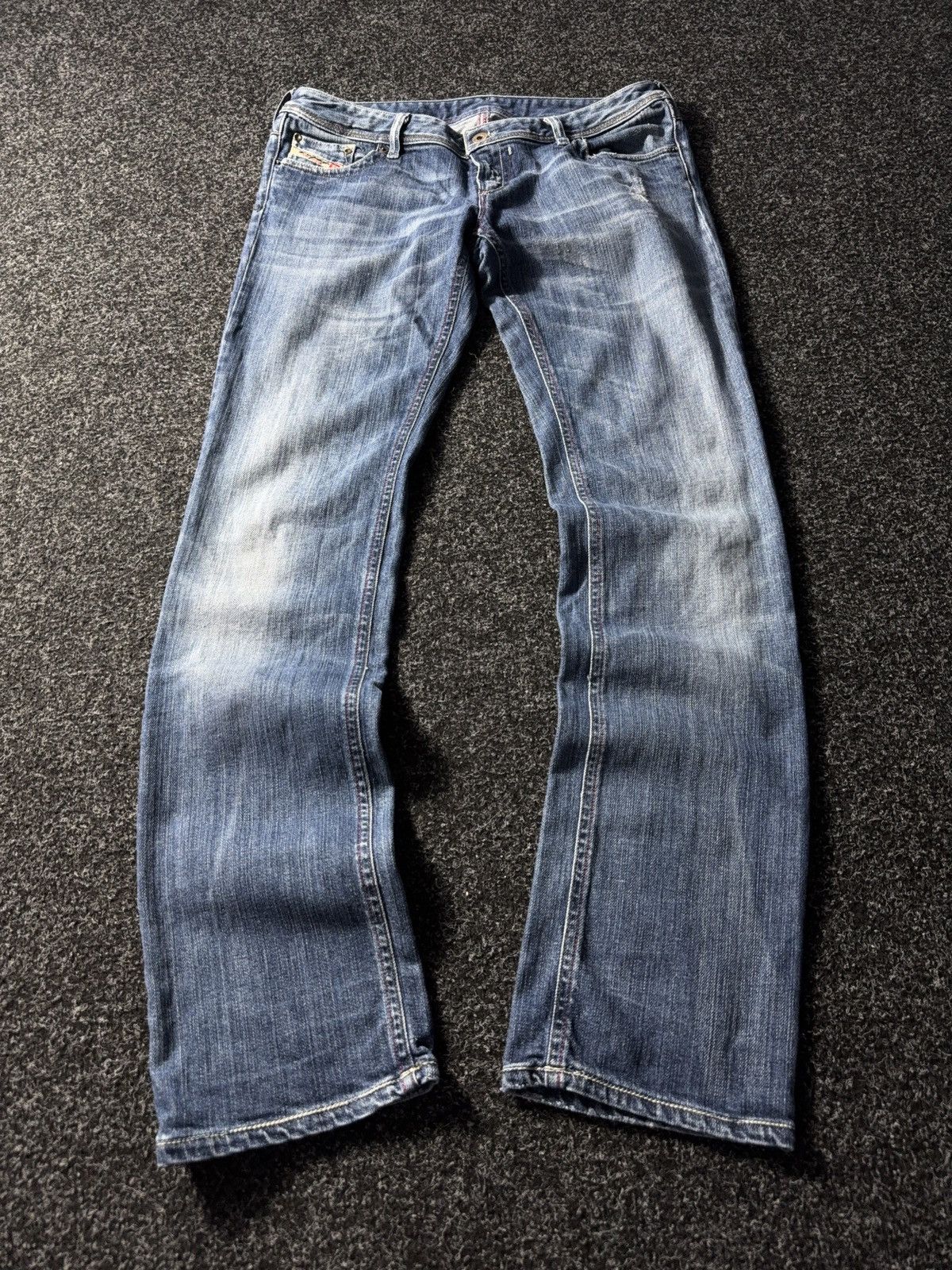 Diesel × If Six Was Nine × Vintage Vintage 90s Y2K Diesel Industry Wash Faded Italy Jeans pants Size US 31 - 1 Thumbnail