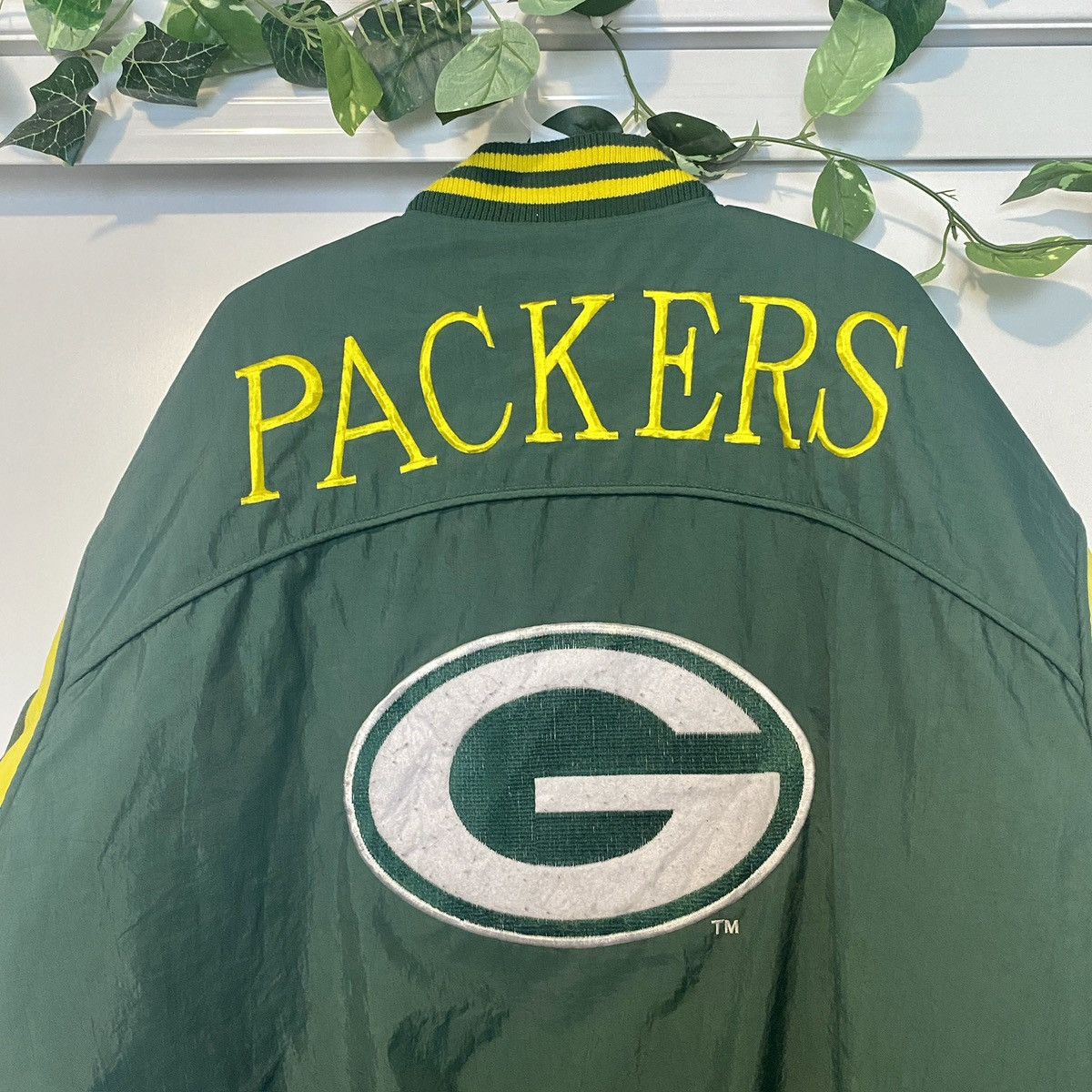 NFL Vintage 90s Green Bay Packers Nutmeg NFL Jacket Size US L / EU 52-54 / 3 - 8 Thumbnail
