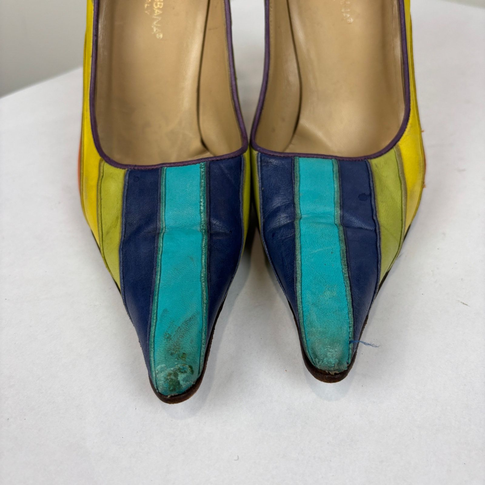 Dolce & Gabbana Dolce & Gabbana Rainbow Pumps High Heels Pointed 39 US 9 Size US 9 / IT 39 - 12 Thumbnail