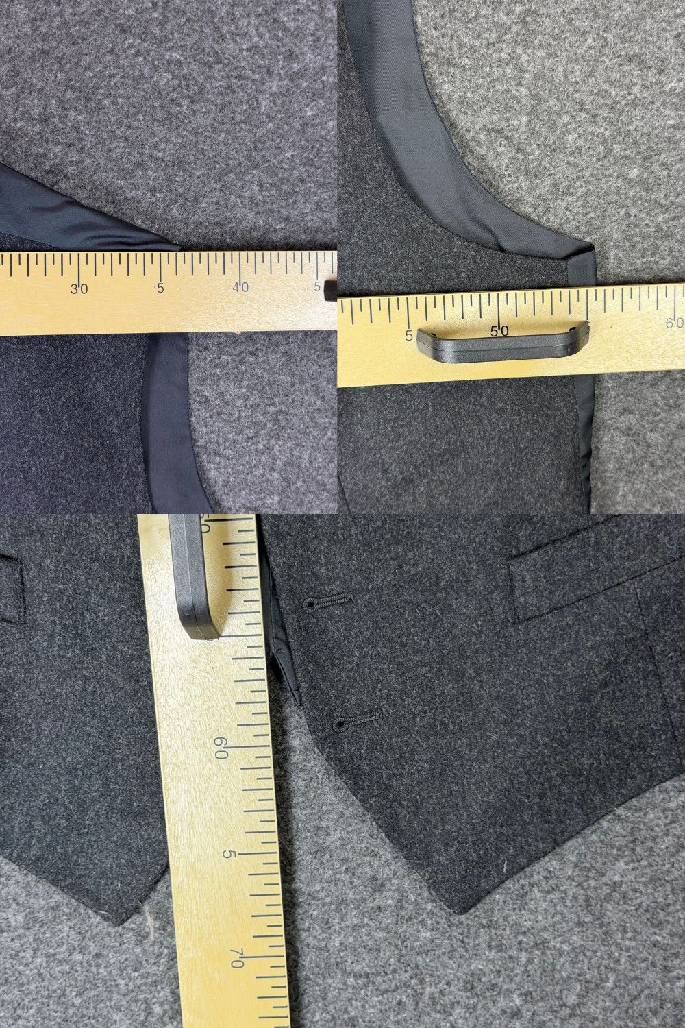 Made in Italy PRL Wool Cashmere Garrison Waistcoat Vest 44R image 4